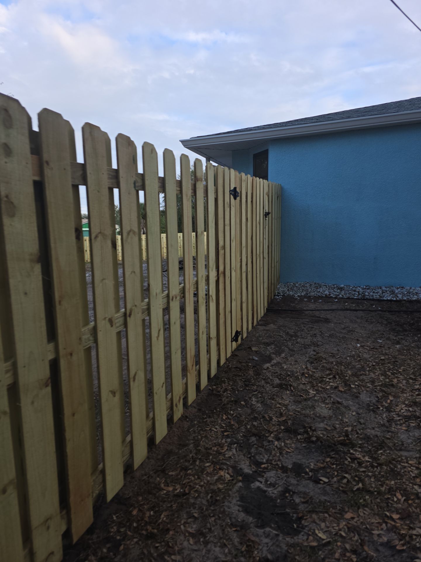 Shadowbox Wood Fence in Englewood by True Fence LLC