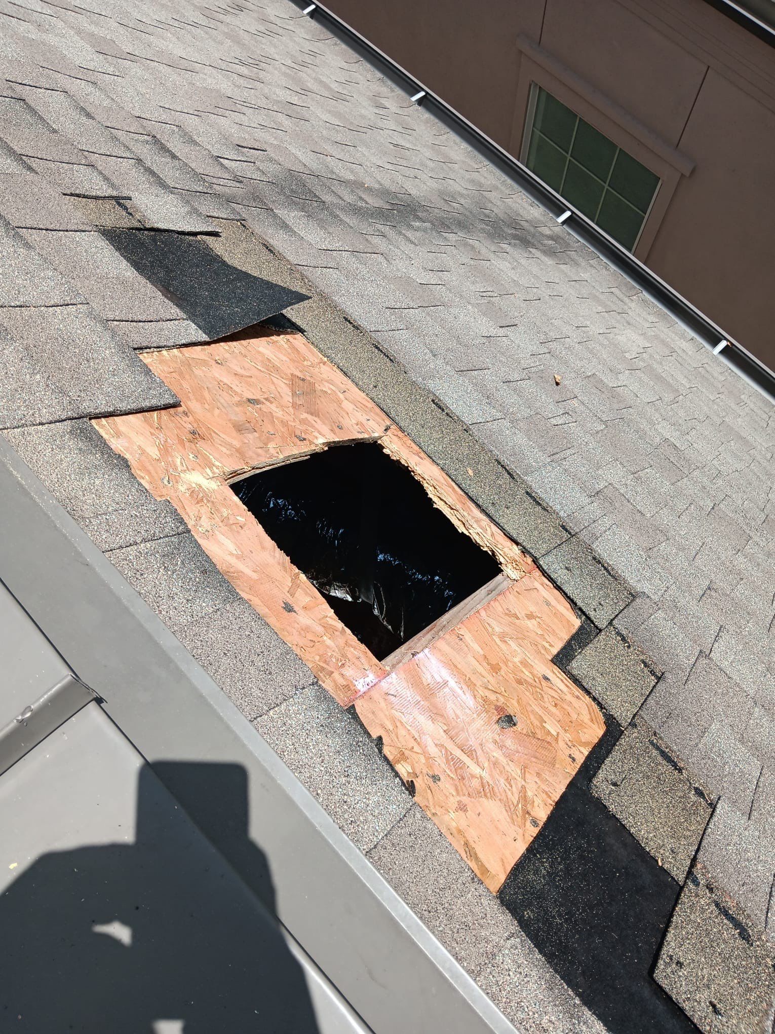 Hail Damage using Owen's Corning Duration (Lifetime) Shingles by Roof Repair Company