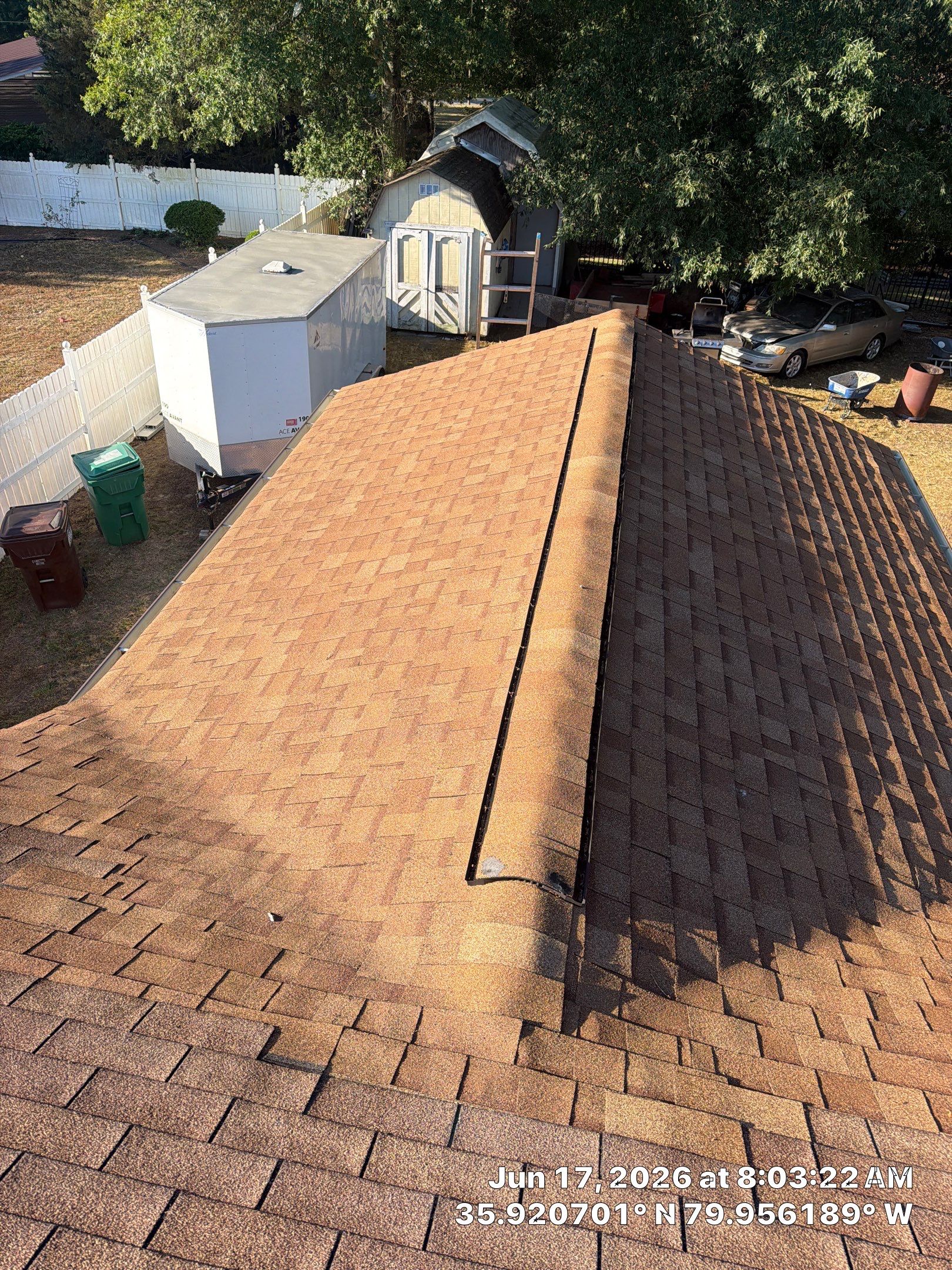 Roof replacement and interior repair by hail and wind damage by Just Brilliant Restoration JBR
