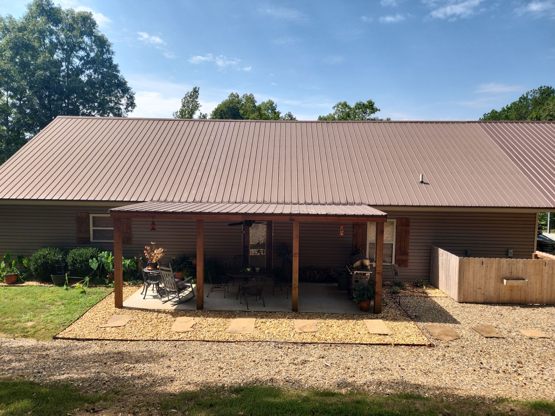 Residential Metal Roof Replacement using Reed's Metals: 26 GA. Standing Seam: Charcoal Grey by Hostetler Roofing