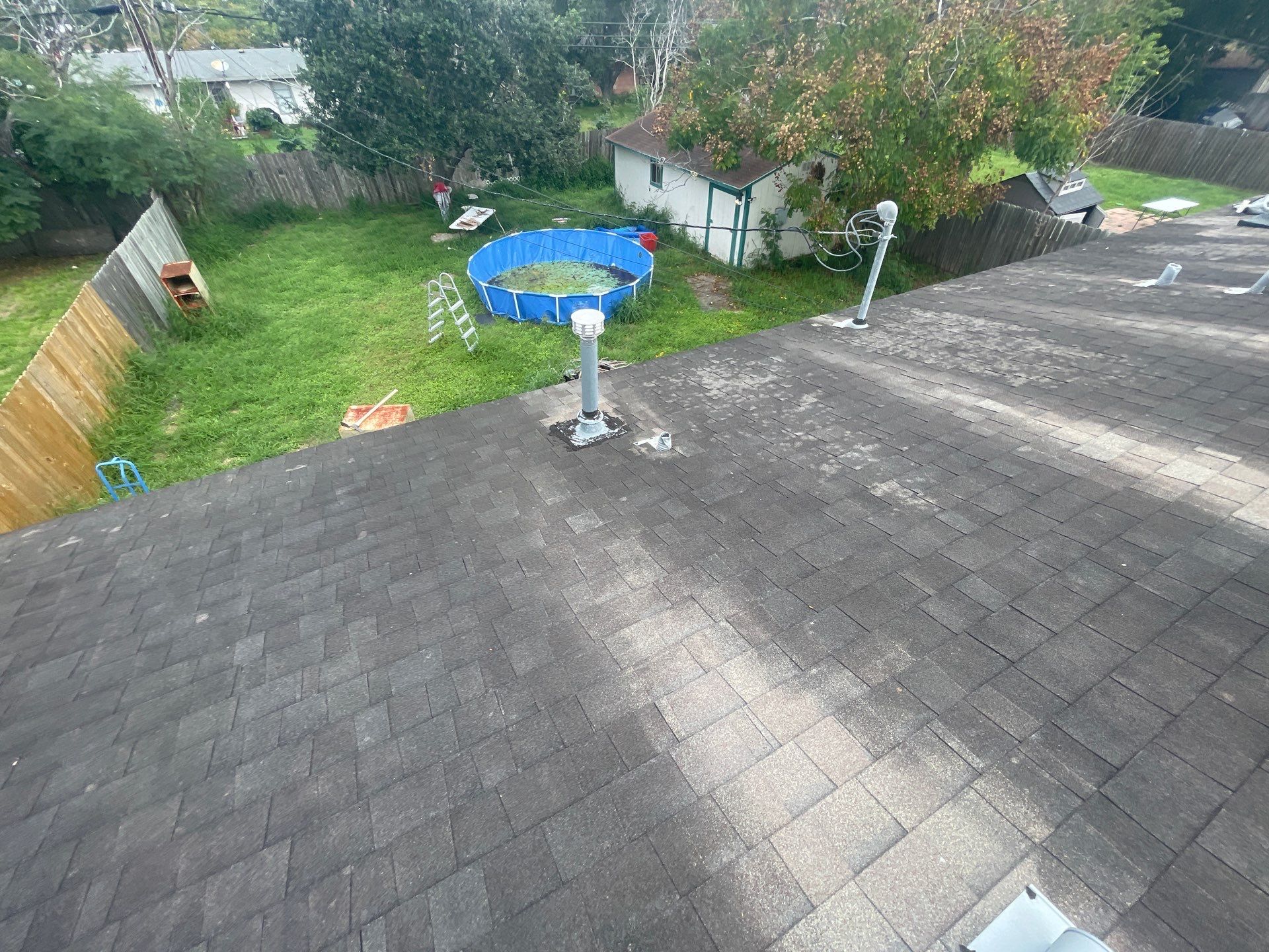 Residential Roofing Installation using GAF HDZ Charcoal by Lighthouse Roofing