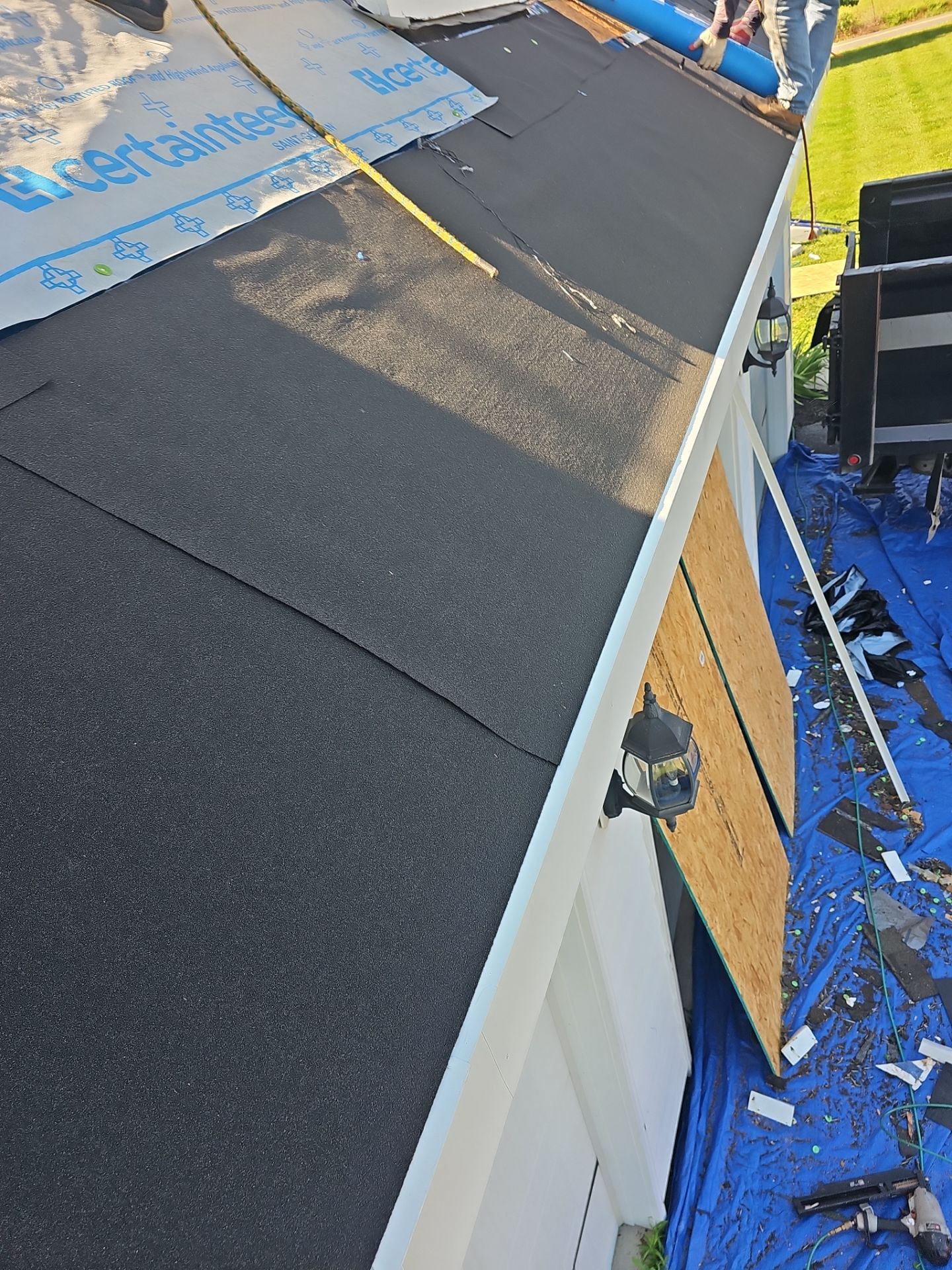 Roof Replacement - Asphalt and EPDM, Soffit, Gutters, Pine  by Winchester Roofing