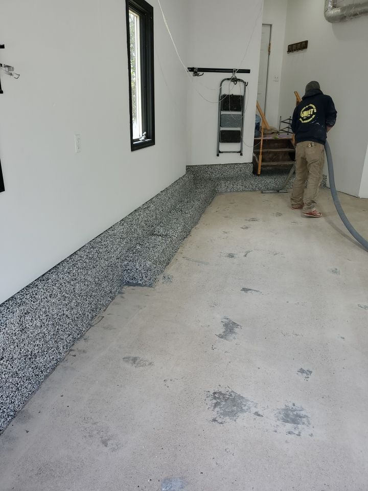 Garage Floor Coating using Penntek in Domino by Spectrum Painting, LLC