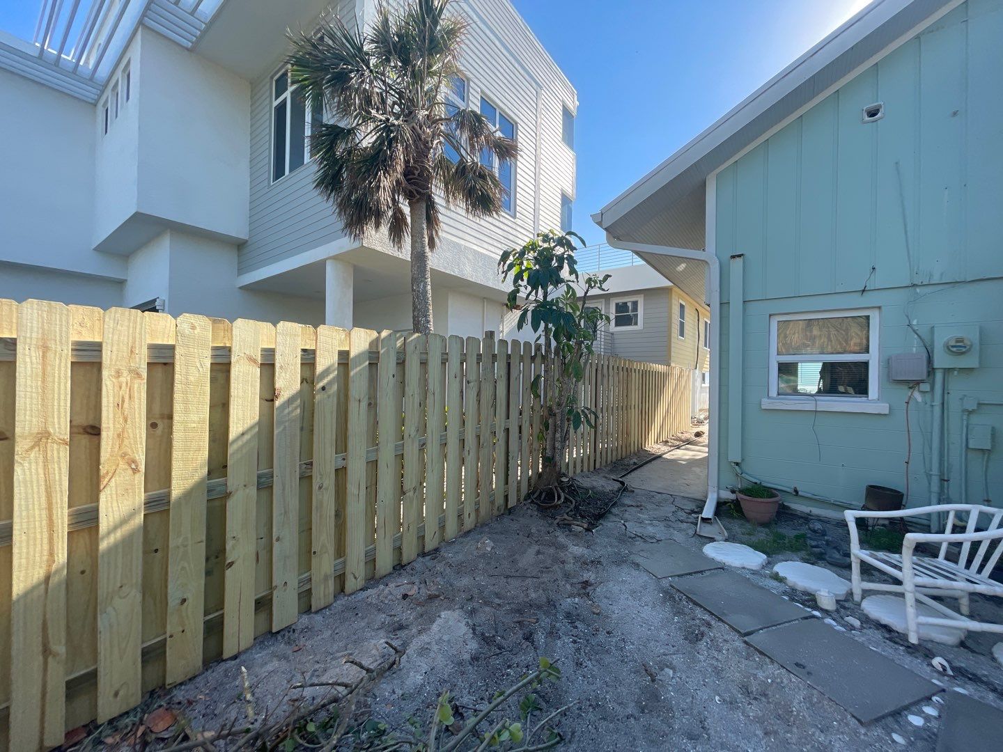 Wood Fence Installation using Shadowbox Wood Fence by Asap fence and gates, LLC