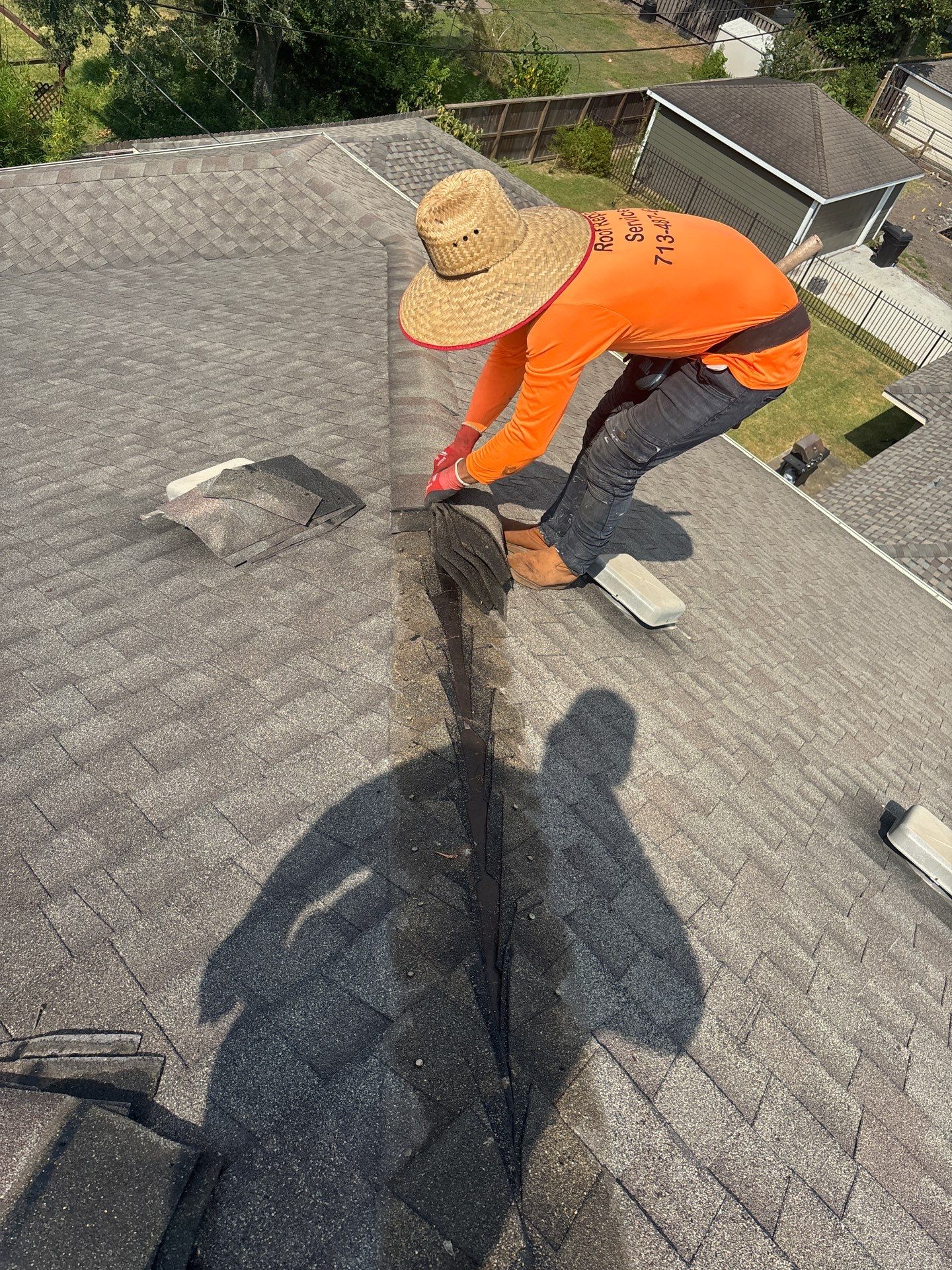 Hail Damage using Owen's Corning Duration (Lifetime) Shingles by Roof Repair Company