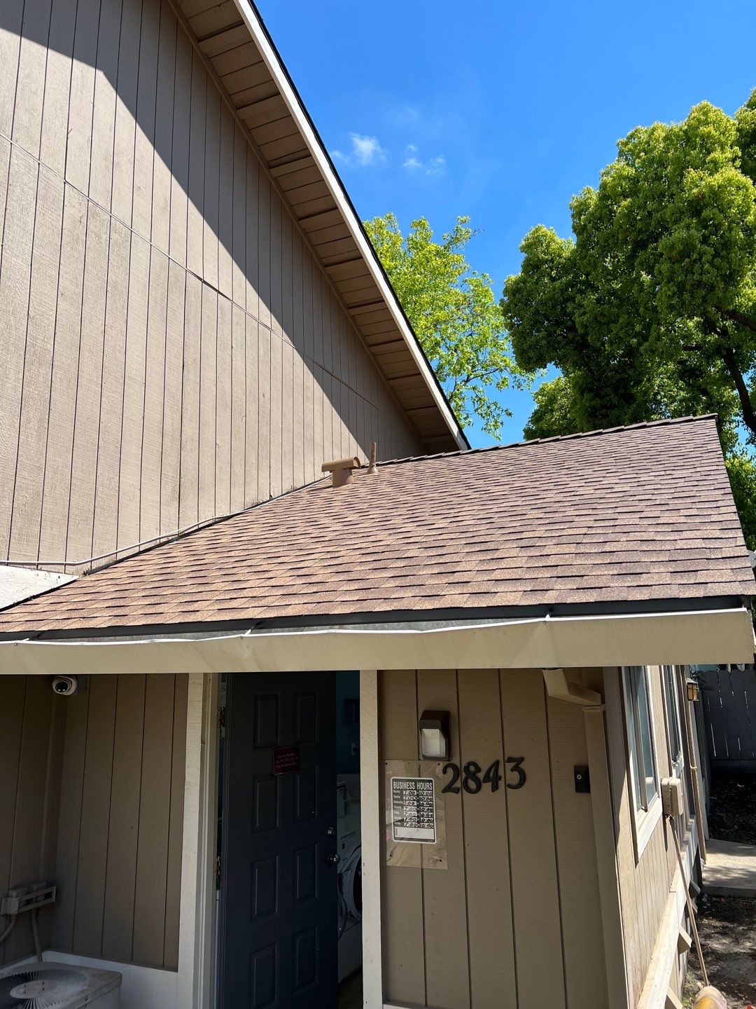 Removed tile from roof and replaced with shingles by Straight Edge Roofing Inc