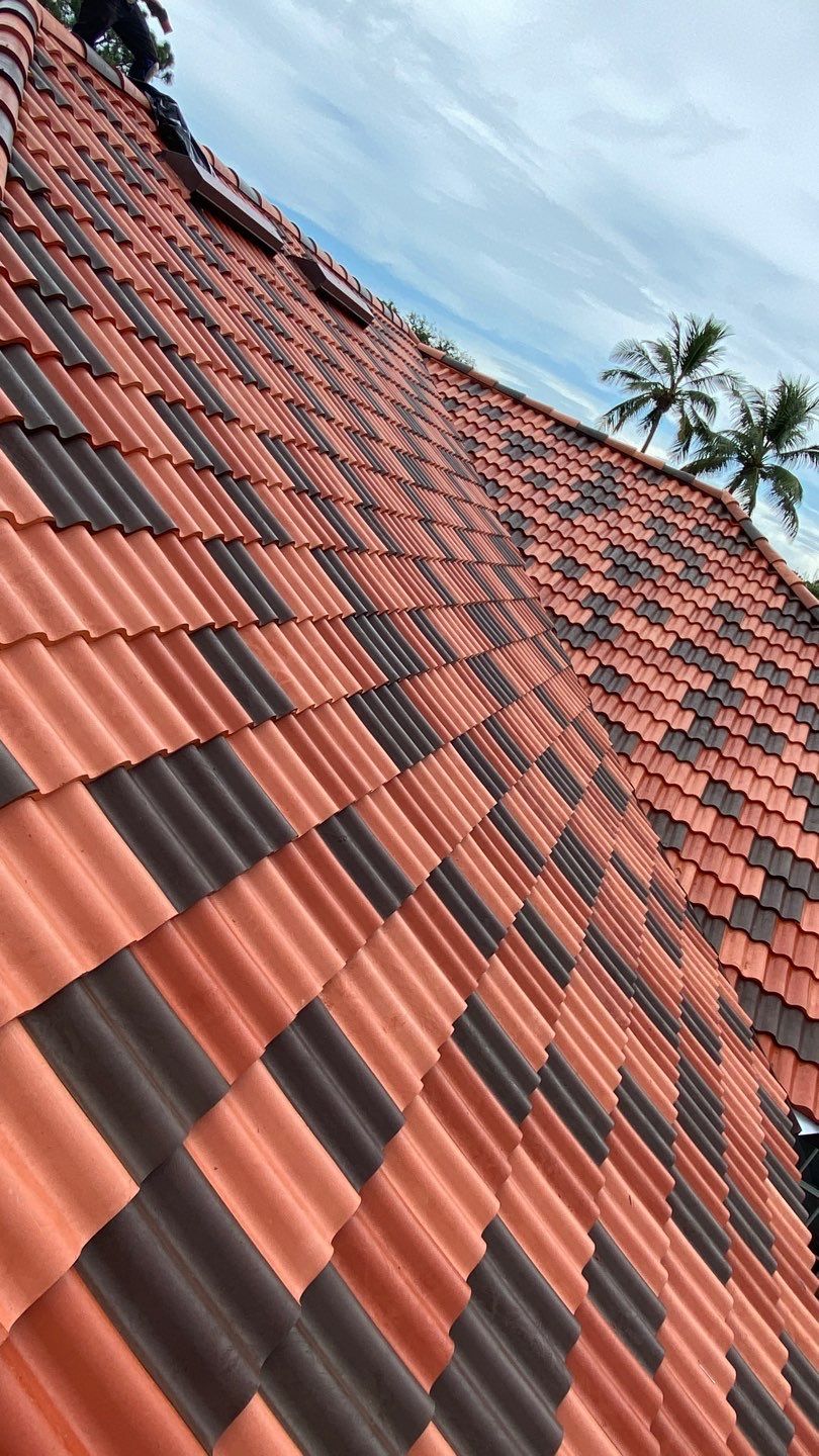 Residential Roofing Installation using Brava Spanish Tile in West Palm Beach by International Roofing
