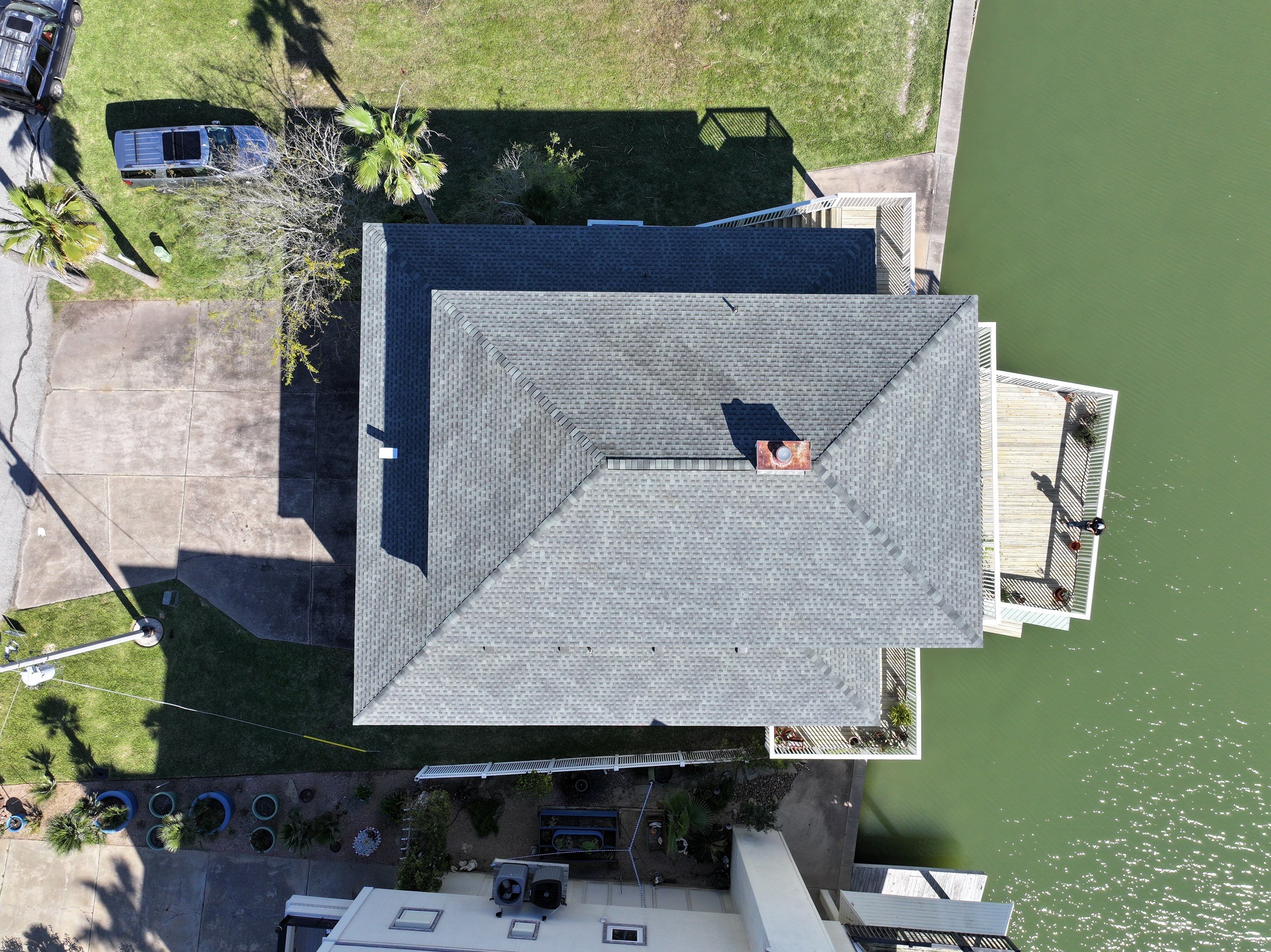 Residential Roof Replacement using GAF HDZ SLATE by Elite Roofing LLC