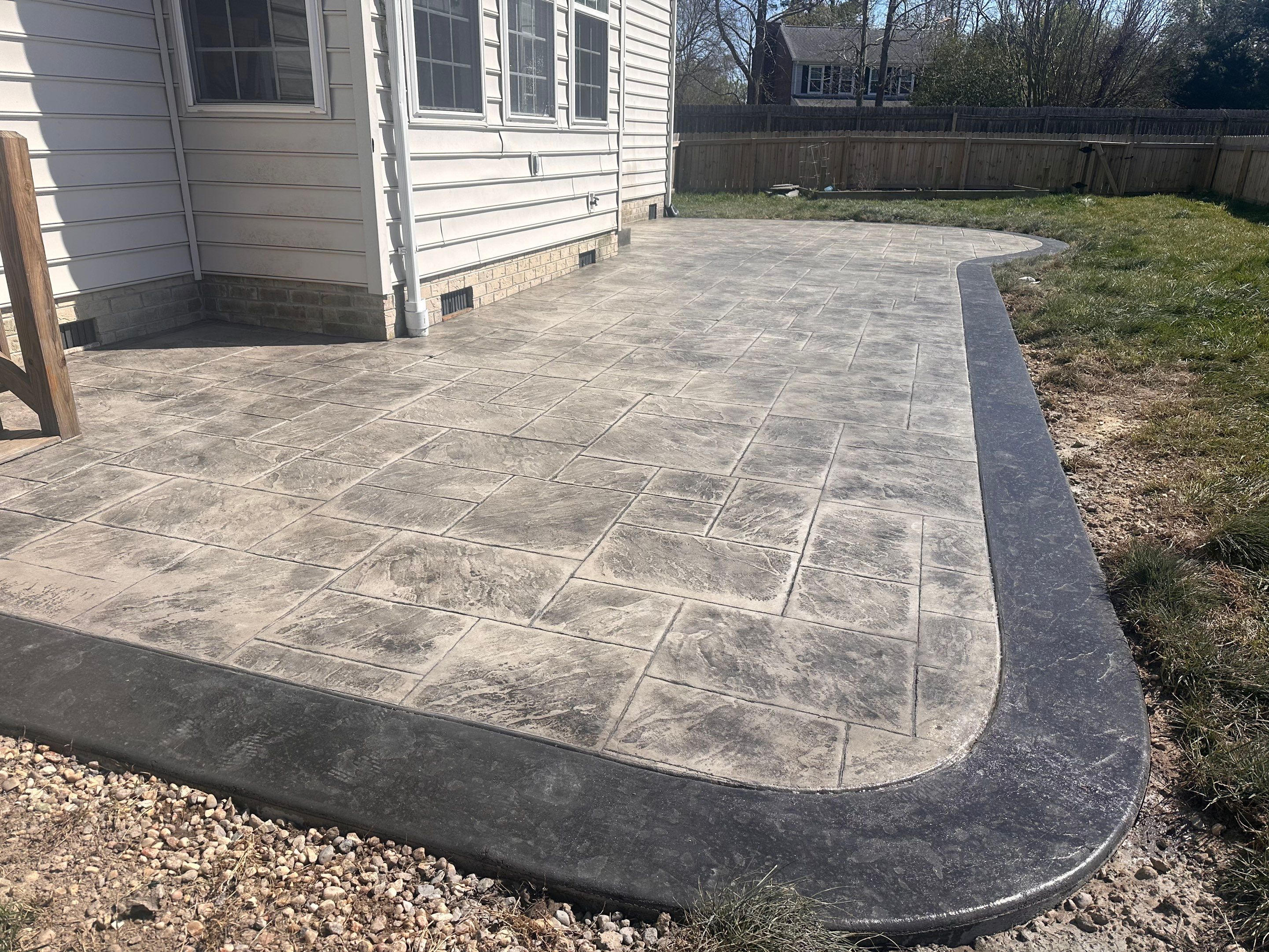 Project in Virginia Beach by Sam The Concrete Man Virginia Beach