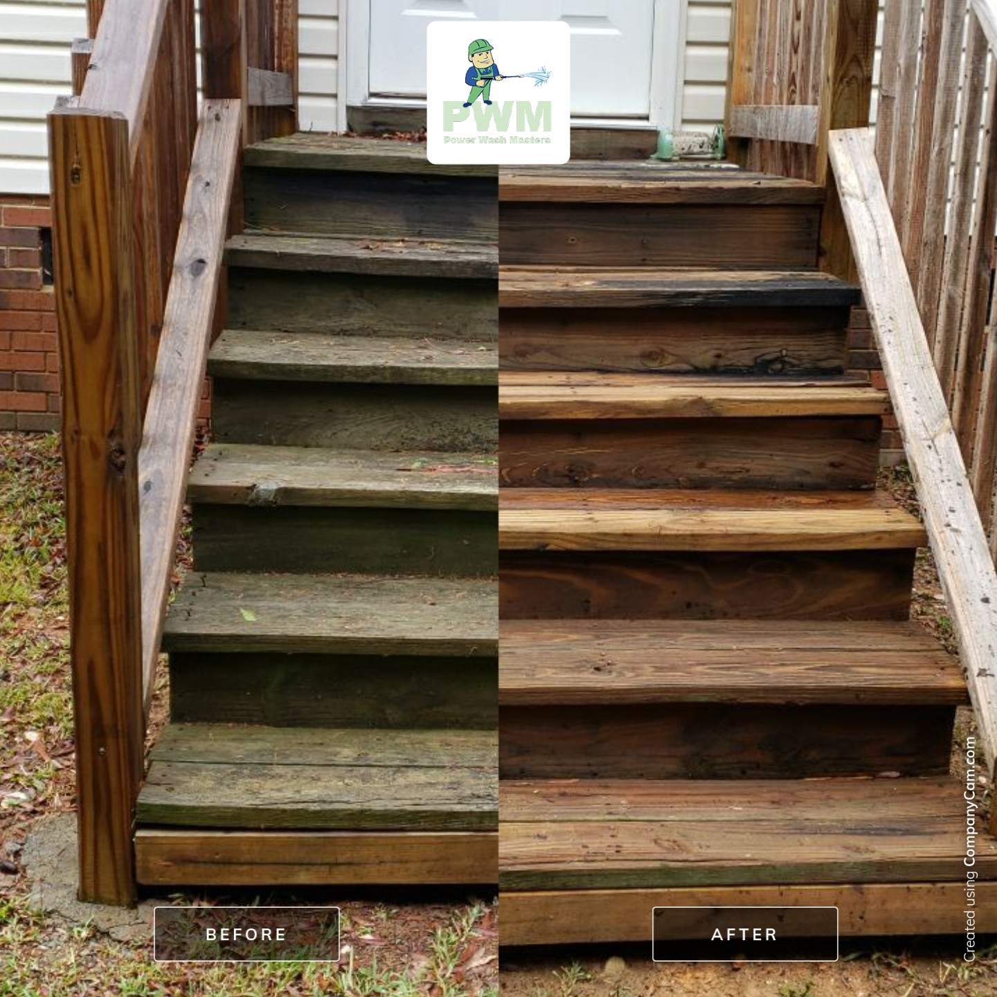 House Wash using cleaner by Power Wash Masters LLC
