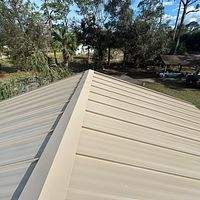 24ga 1.5" Mechanical Seam Sierra Tan by Total Roofing System The Metal Roof Experts