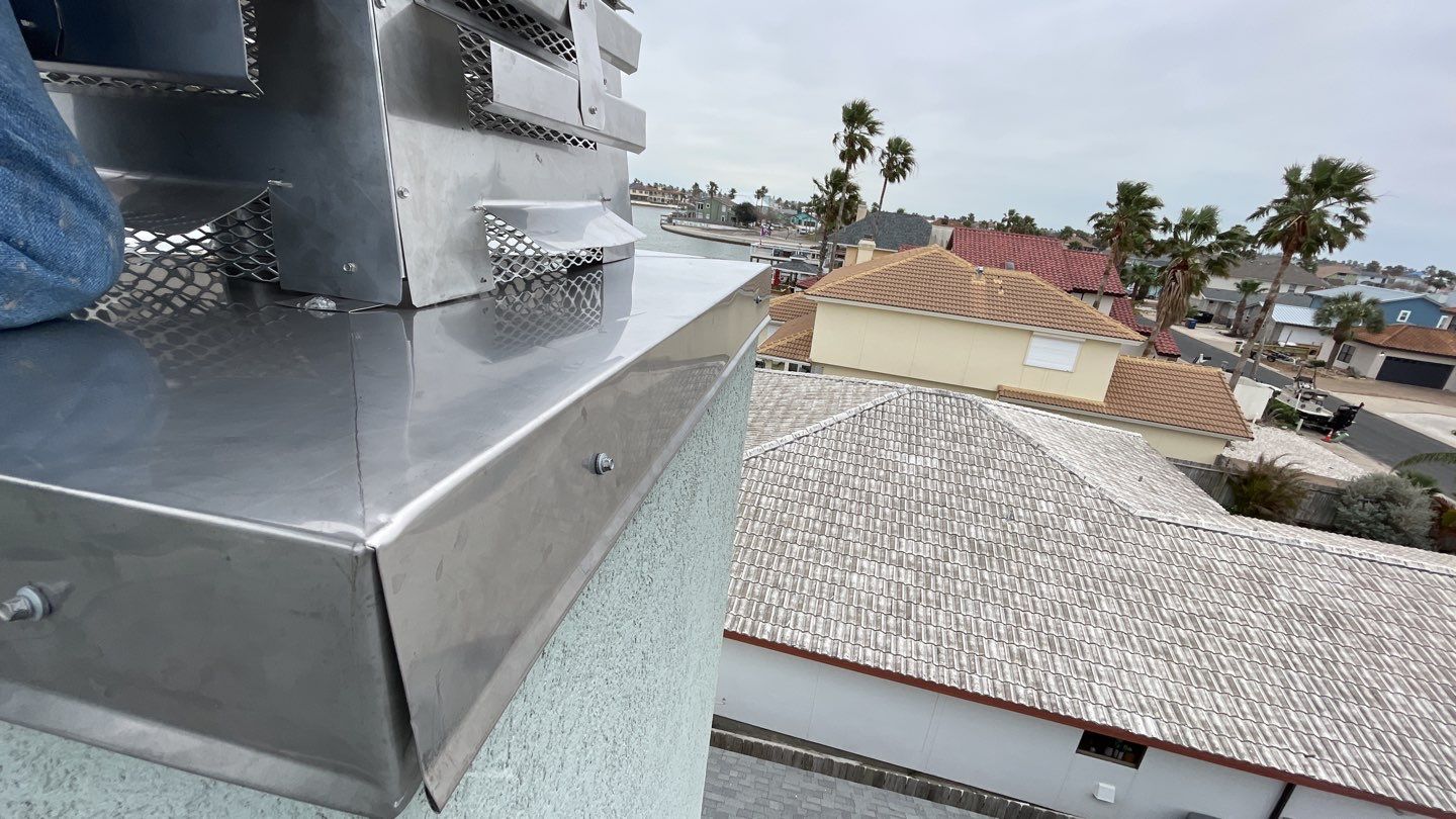 Chimney Cap Replacement by Lighthouse Roofing