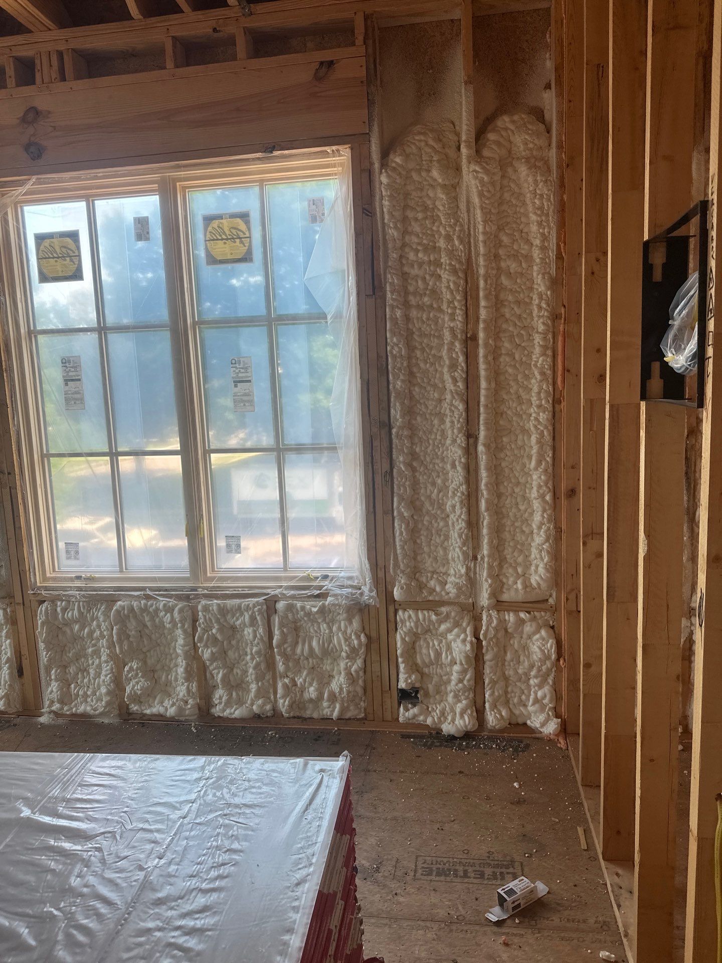 Full encapsulation open cell foam Dallas TX by Apex Insulation Solutions