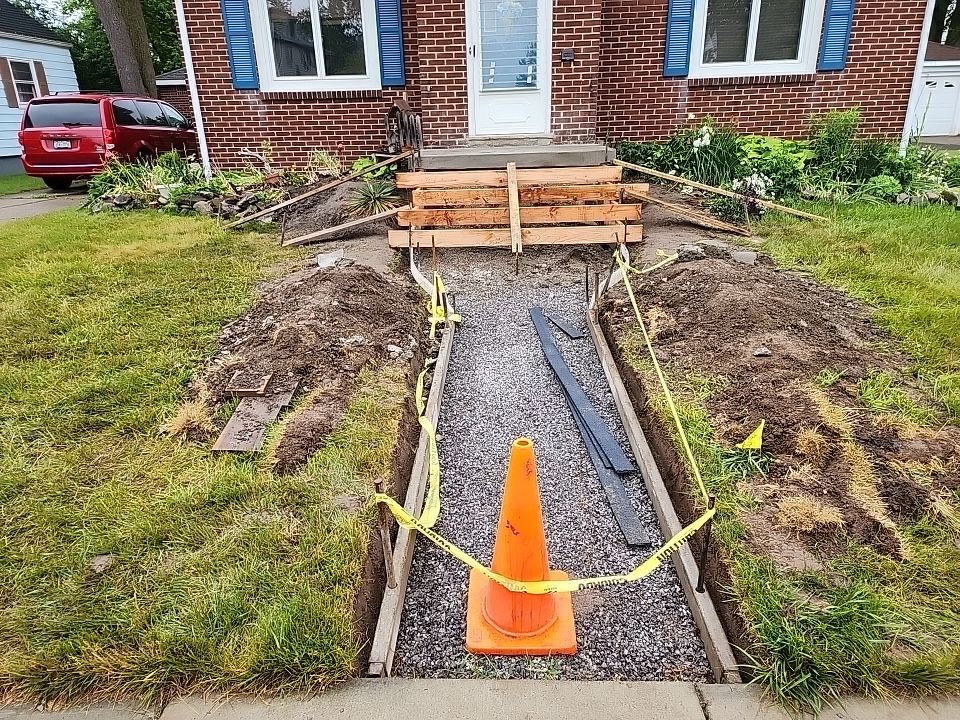 Concrete and Porch by Ivy Lea Construction