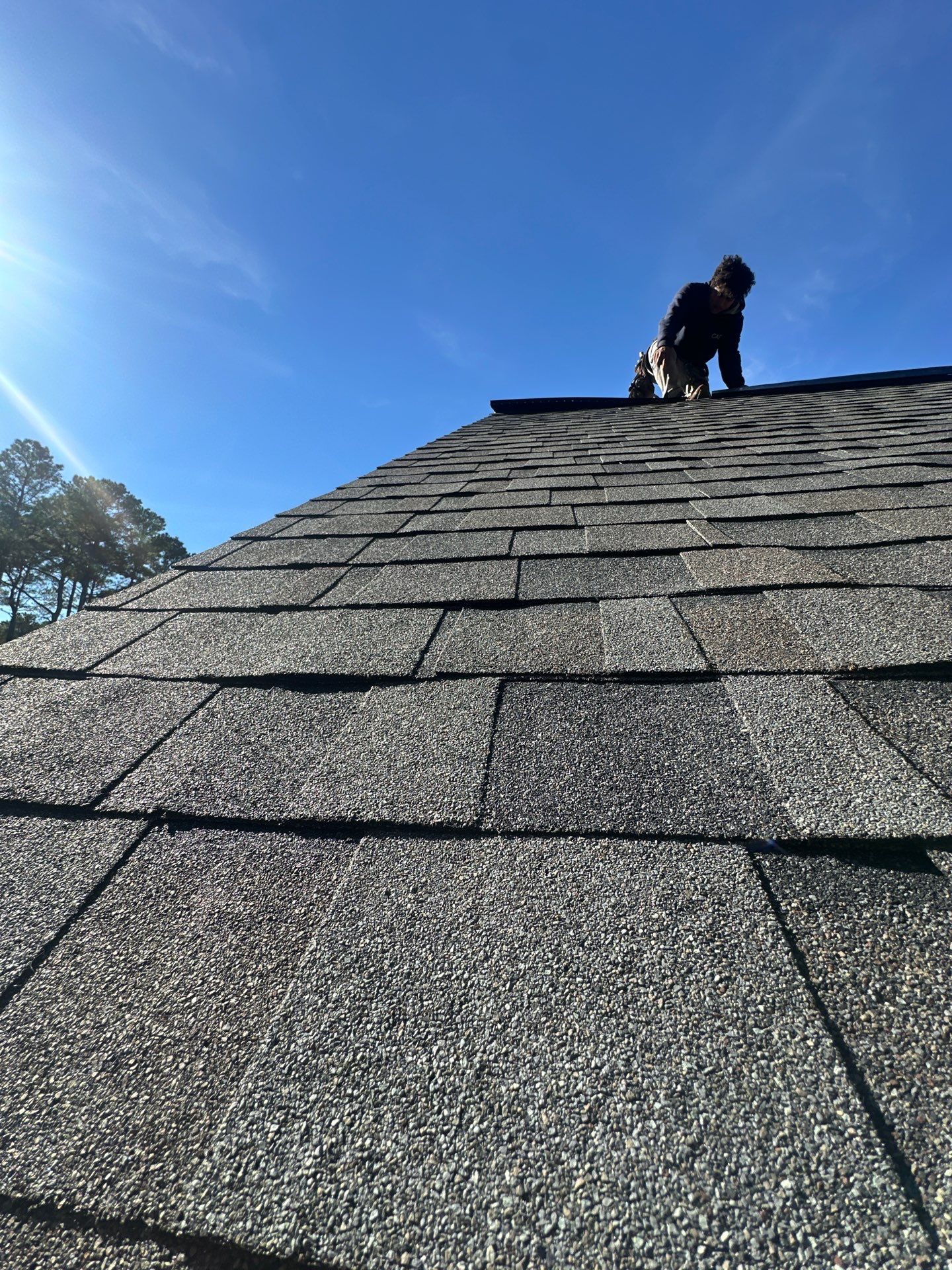 Mathews Residential Roof Replacement Using Owens Corning Duration Shingles by Cade Construction