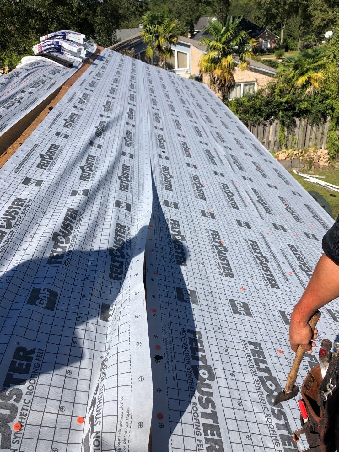 Residential Roofing Installation using Roof Replacement by American Roofing & Construction LLC