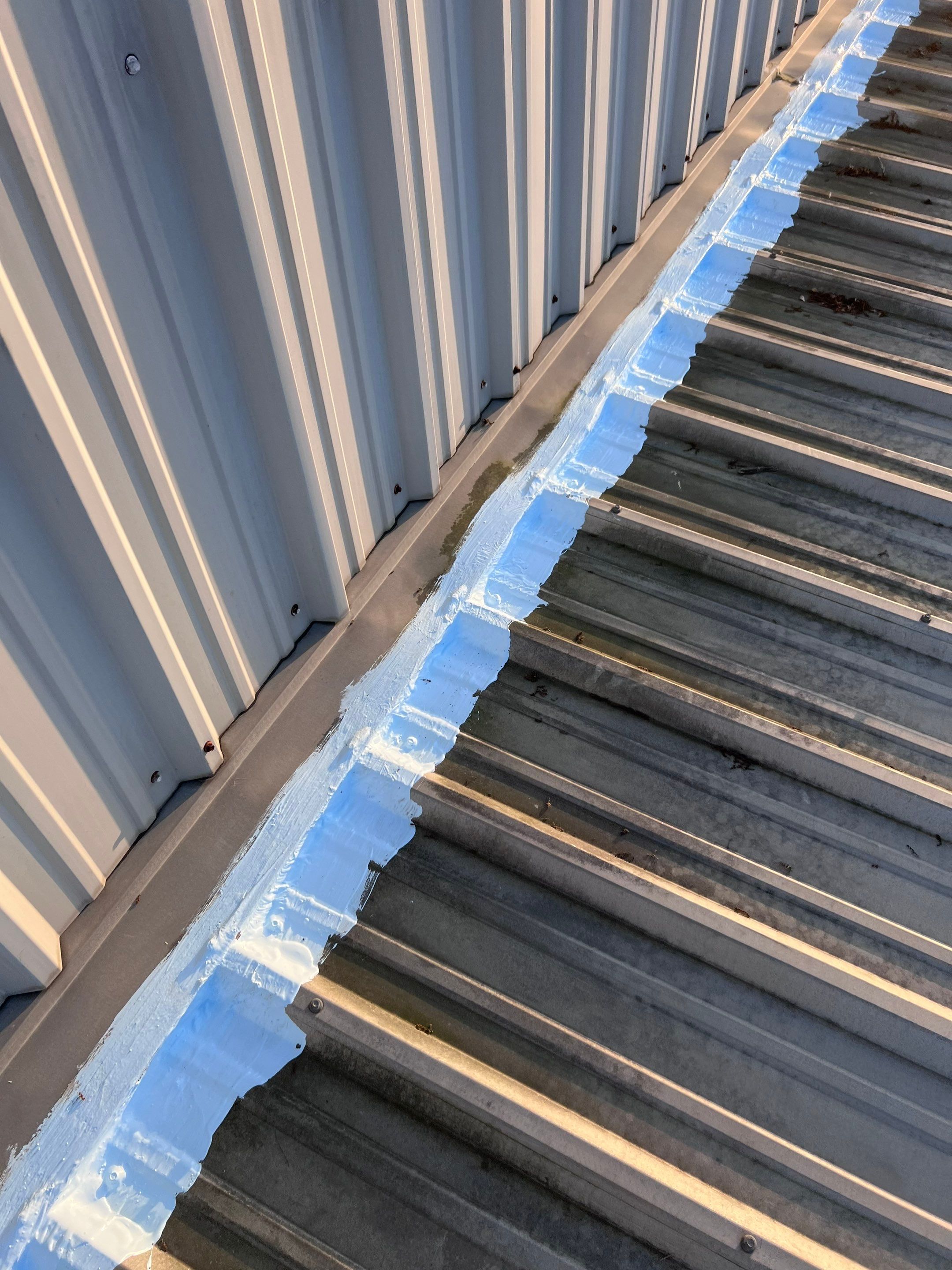 Hail Damage using Metal by Roof Repair Company