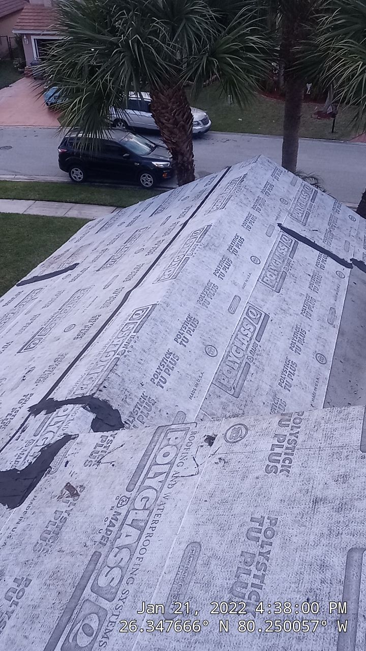 Residential Roofing Installation using Eagle Roofing Tile by BLUES BROTHERS ROOFING