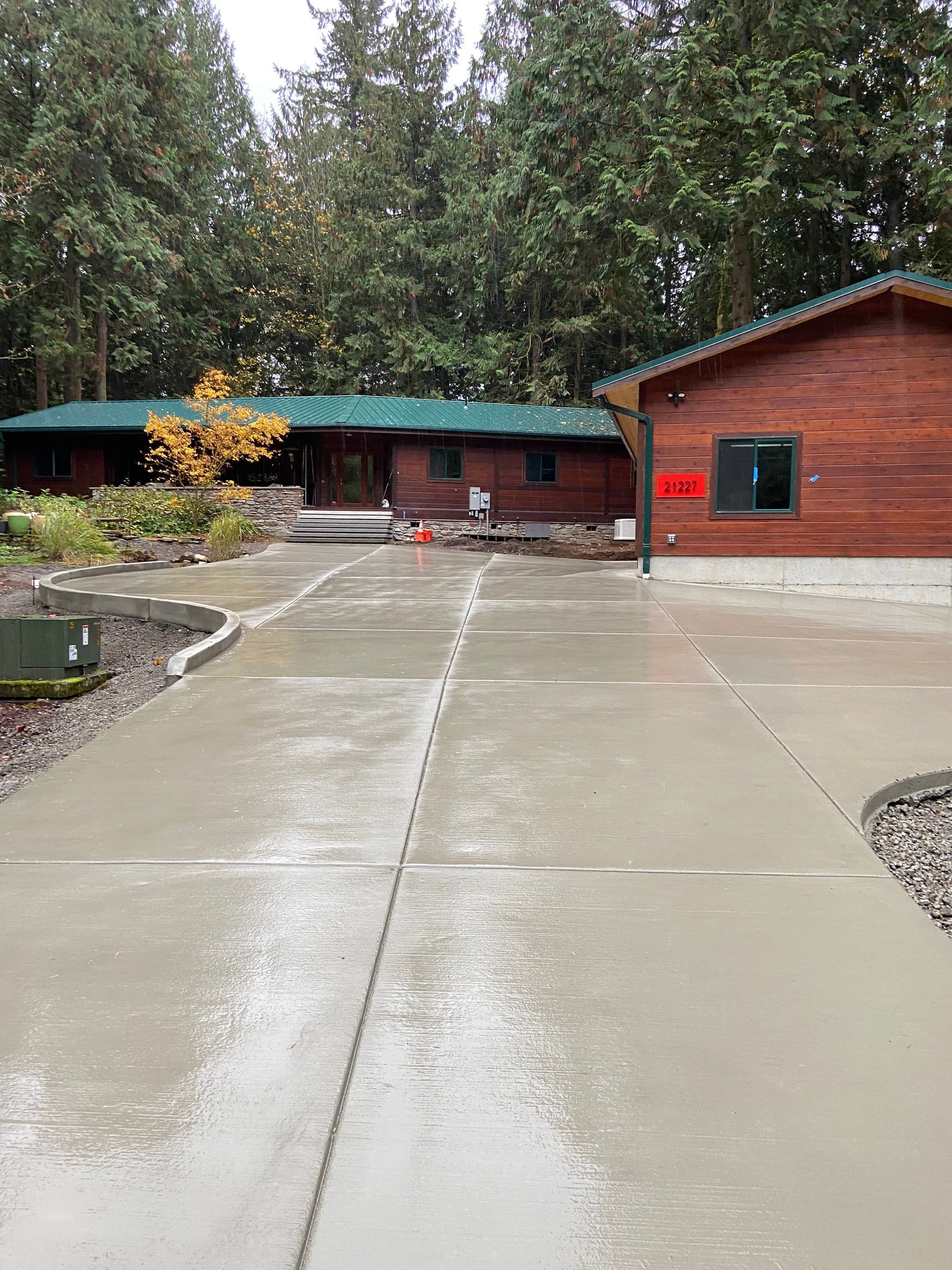Pia | Custom Concrete Driveway, Walkway & Floating Steps by Jireh Asphalt & Concrete Inc 