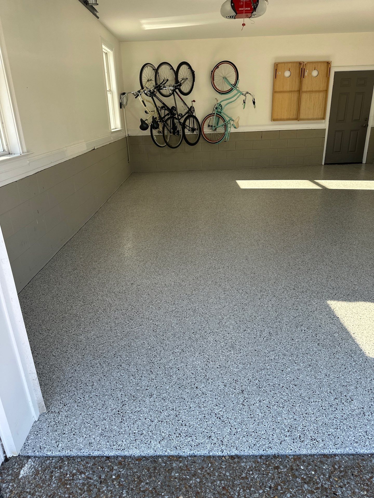 Garage Floor Coating using Cabin Fever by My Garage Floor Guys