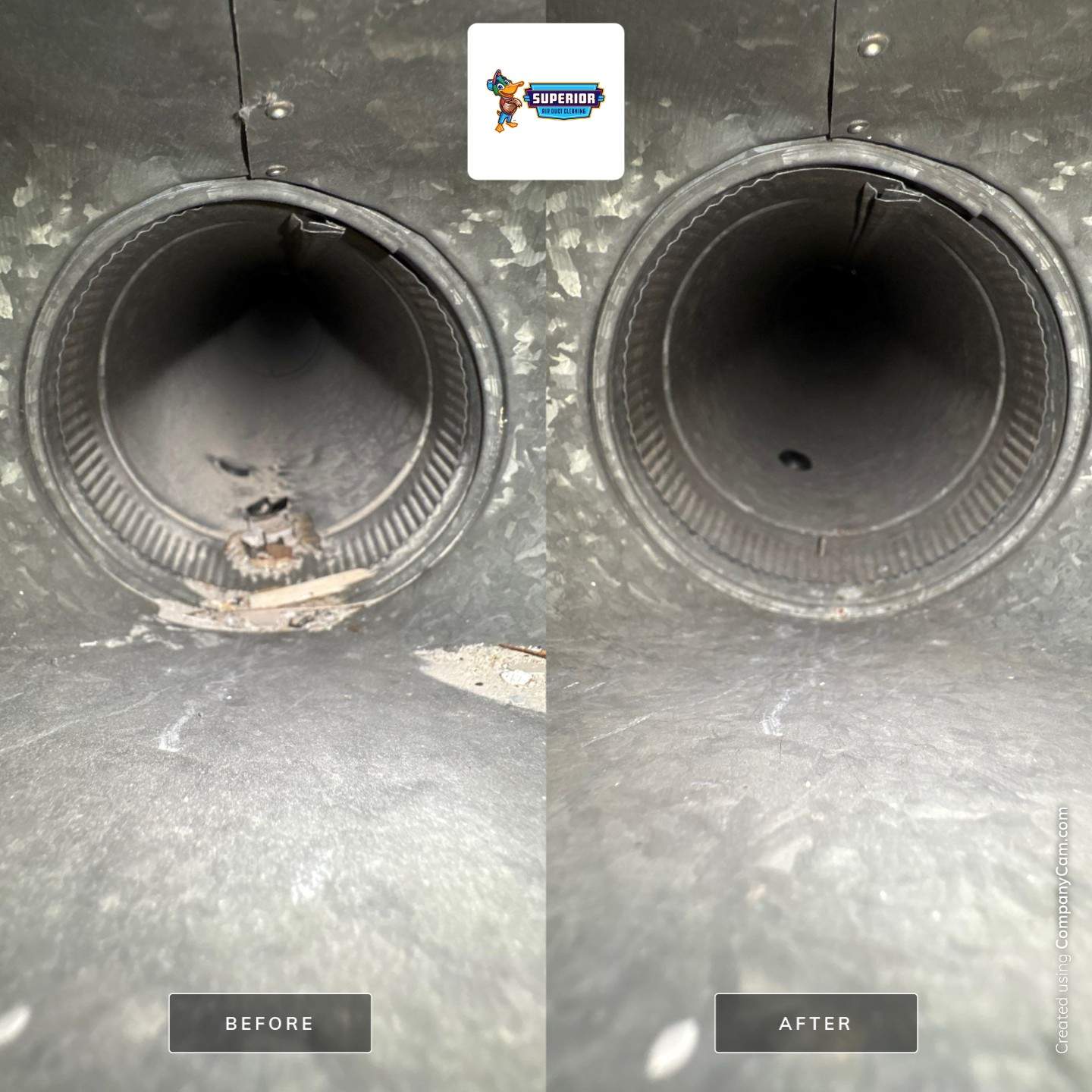 Air Duct Cleaning With a Vacuum Truck in Midland, PA by Superior Air Duct Cleaning