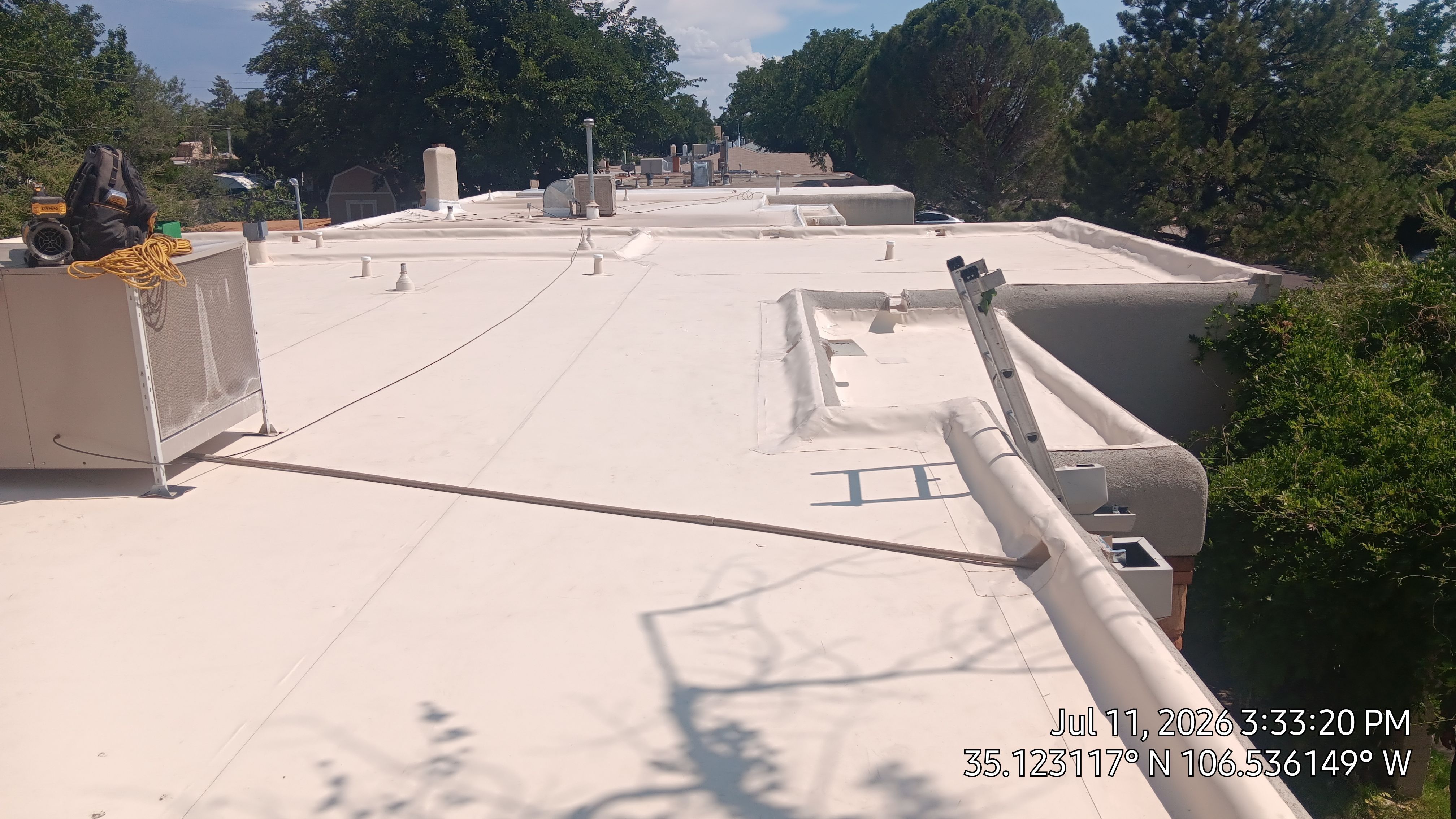 Albuquerque Tar and gravel replaced with Slope and TPO Membrane System by Doyle Roof Masters Inc