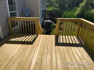 All Wood Deck