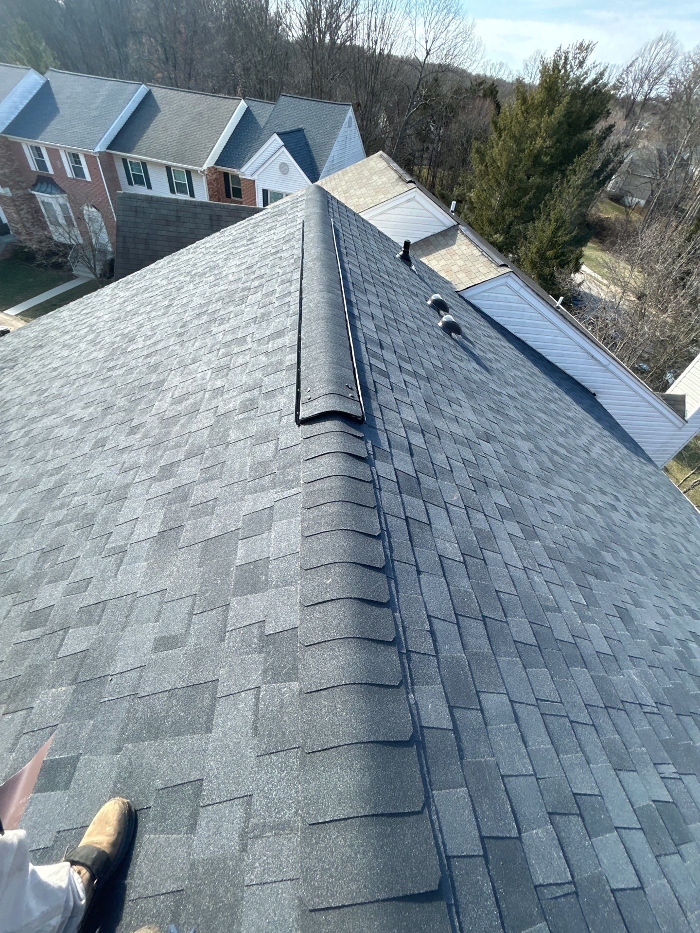 Burke: Residential Roof Replacement with CertainTeed Landmark Pro in Max Def Moire Black by RM Banning, Inc.