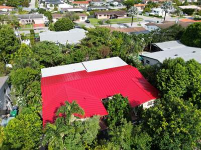 Metal Roof - Galvalume - Brite Red