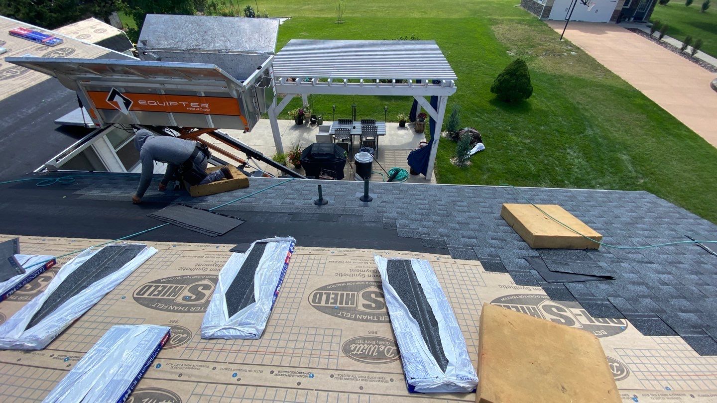 Residential Roofing Installation using GAF Timberline HDZ Pewter Gray by Nitro Roofing and Construction