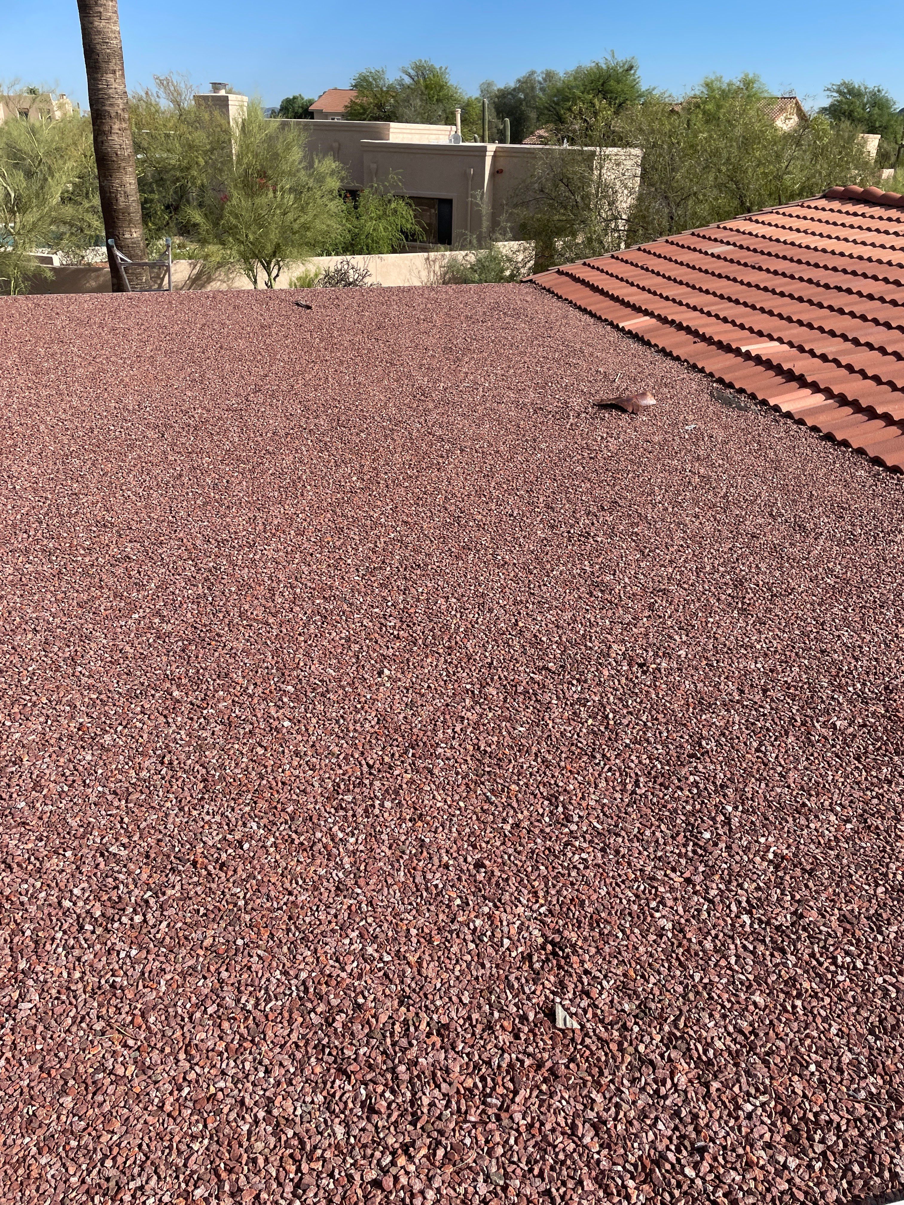 Residential Tile Roof Restoration and Low Slope Membrane Replacement in Tucson by West Coast Roofing AZ