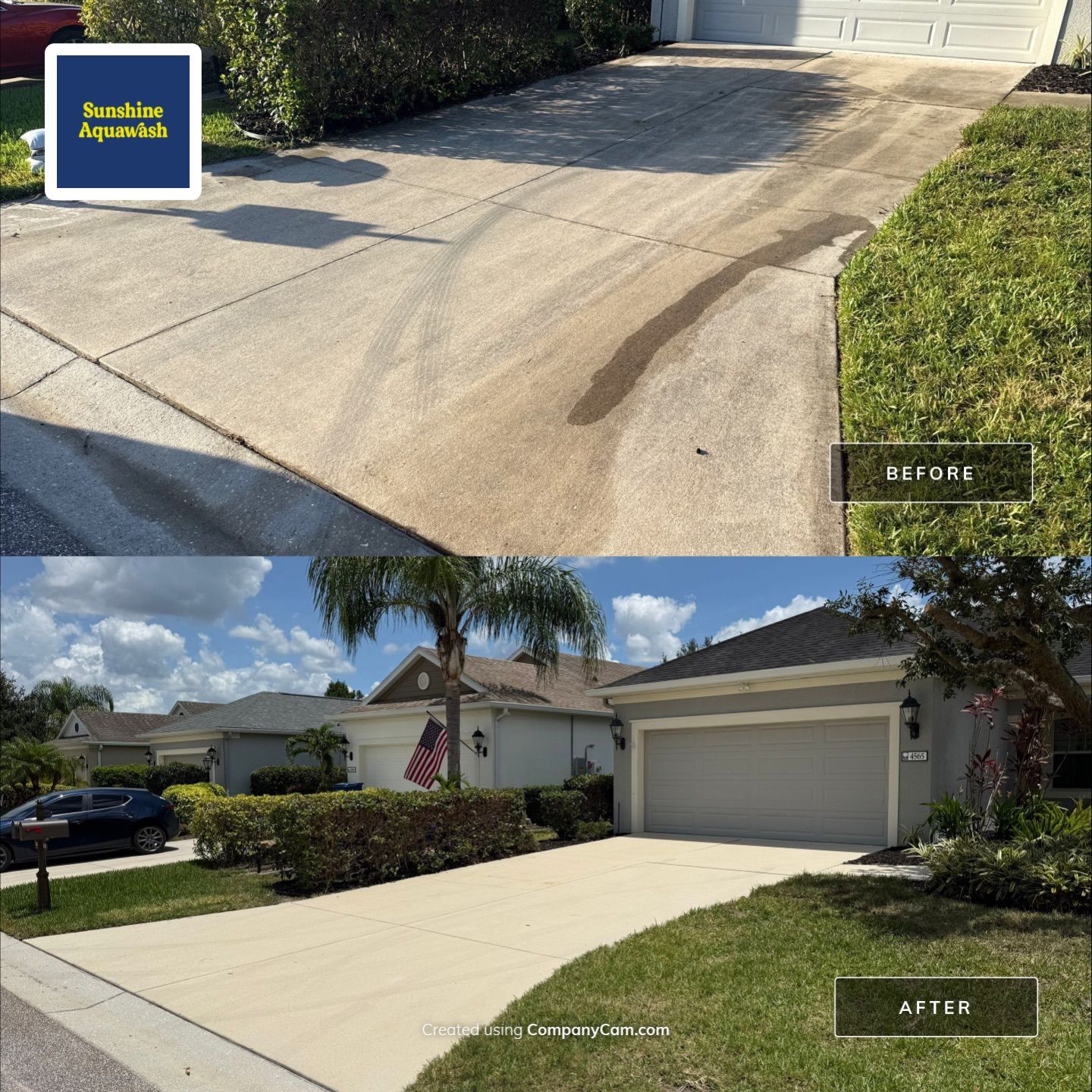 Pre-Sale Exterior Cleaning – Forest Creek Community, Parrish, FL by Sunshine AquaWash