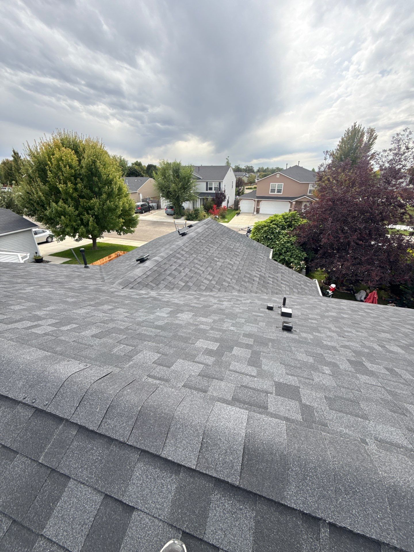 Middleton Residential Roof Replacement With Gray Architectural Asphalt Shingles by Olive Roofing