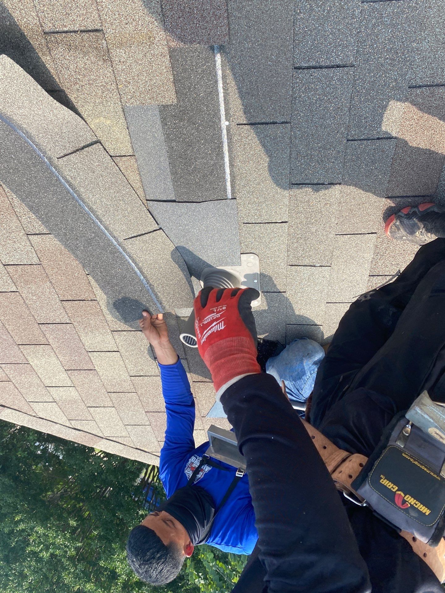 Hail Damage using Owen's Corning Duration (Lifetime) Shingles by Roof Repair Company