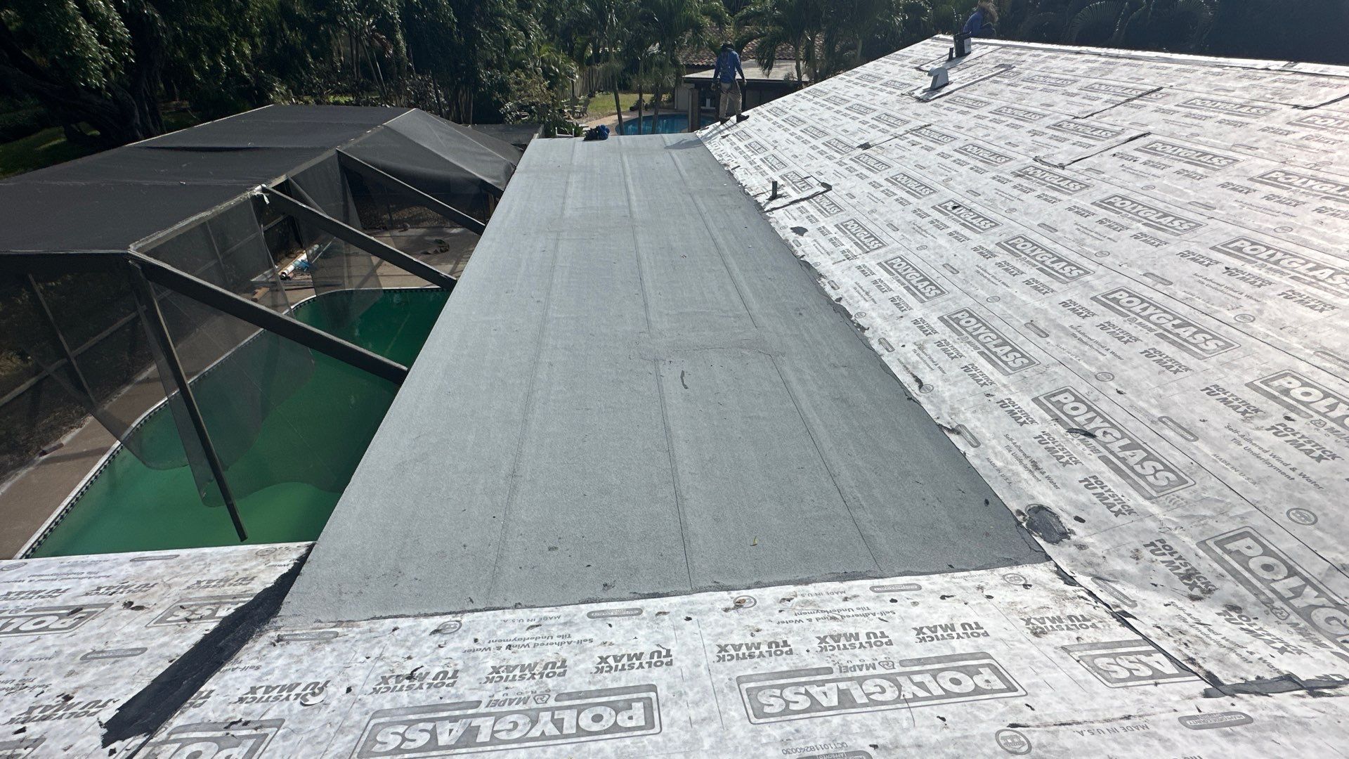 Residential Roofing Installation using Eagle Roofing Tile by BLUES BROTHERS ROOFING