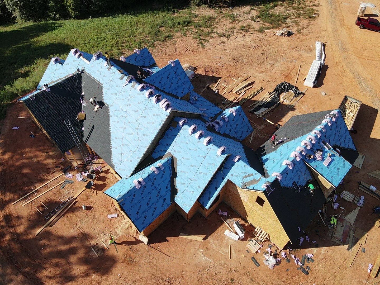 New Construction Residential Roofing Installation using Owens Corning by Inspector Roofing and Restoration