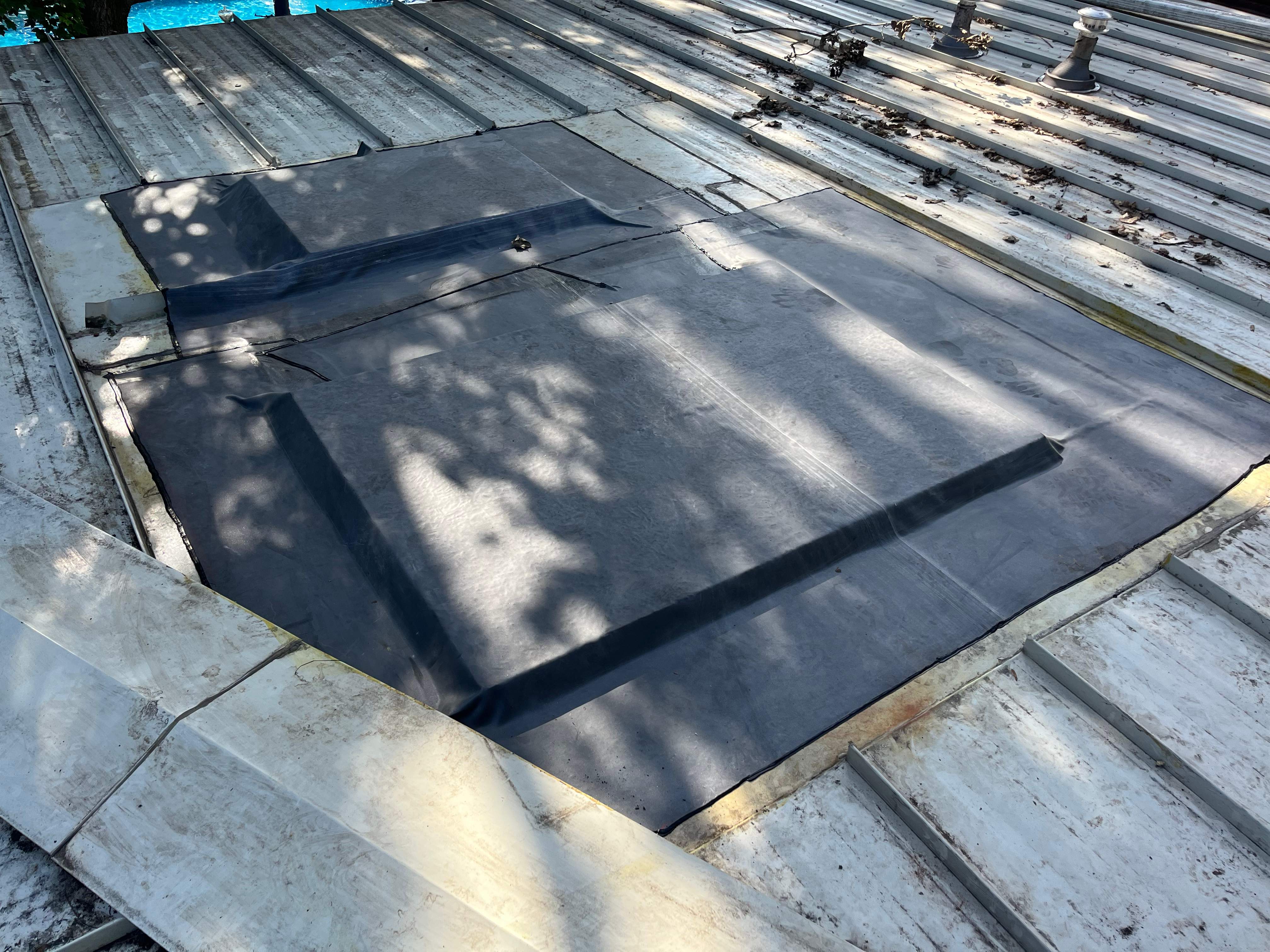 HVAC Patch Repair Project by Level Up Roofing and Restoration Services LLC