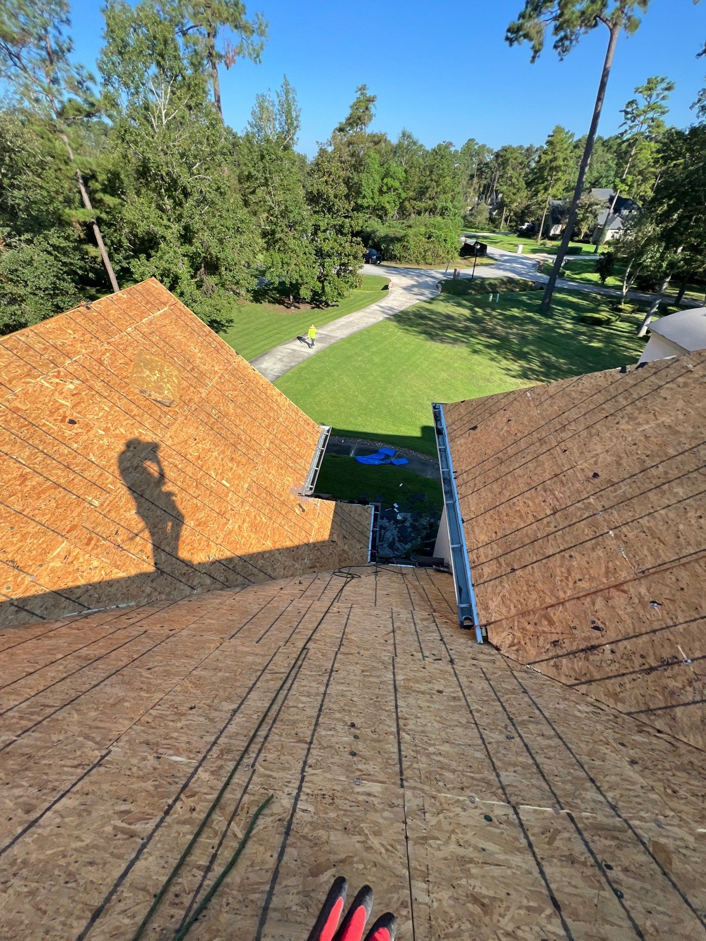 Residential Roofing Installation using Owen's Corning Duration (Lifetime) Shingles by Roof Repair Company