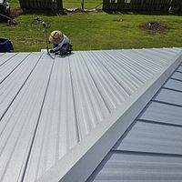 26ga 1"Nail-Strip Mill Finish by Total Roofing System The Metal Roof Experts