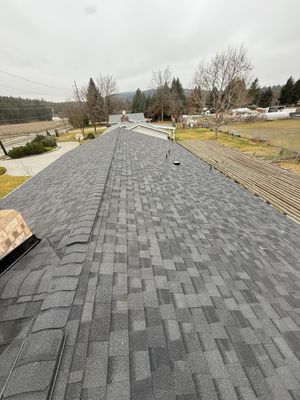Complete Asphalt Shingle Roof Replacement and Decking Repair in Veradale