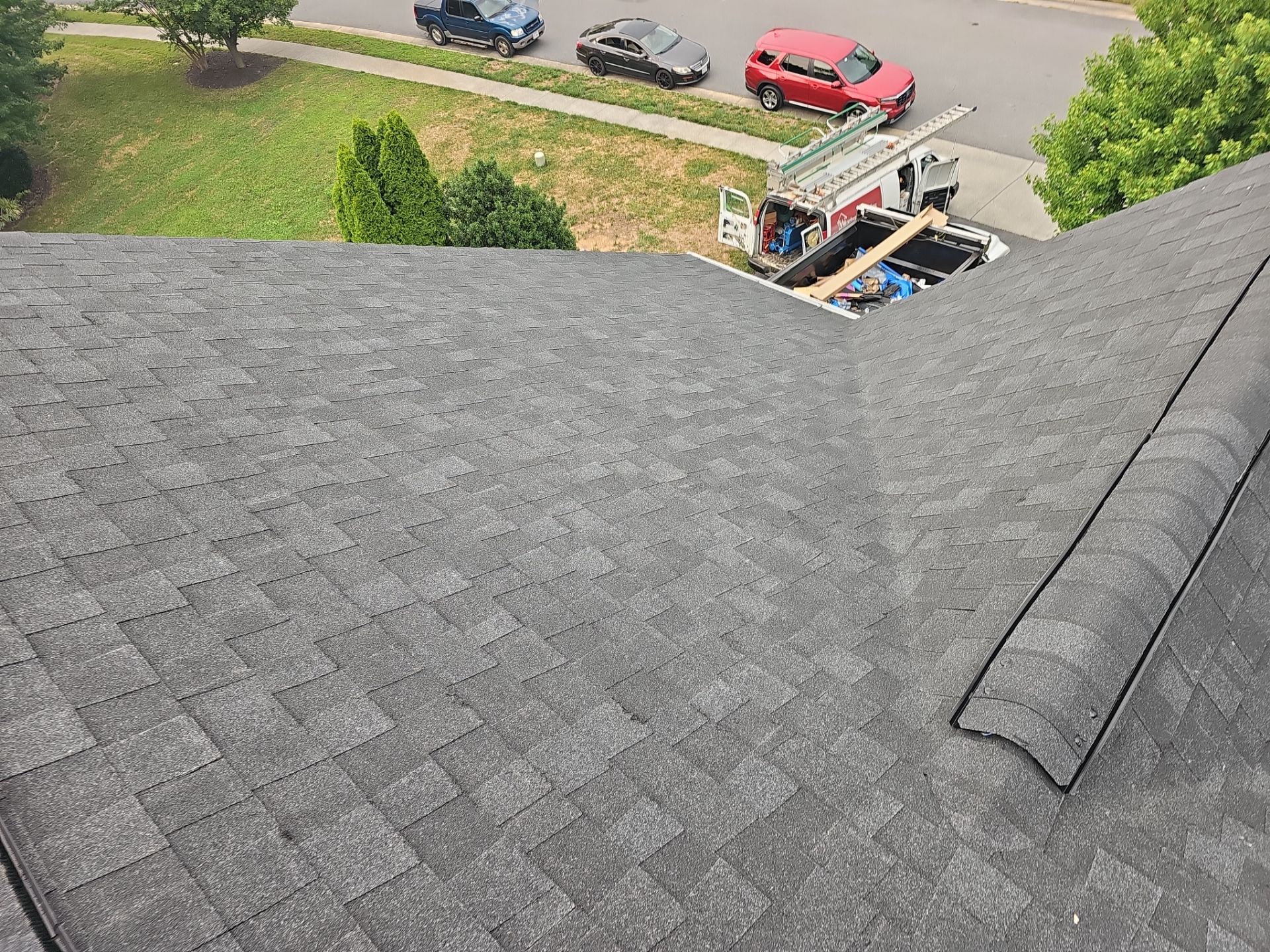 Roof Replacement - Charcoal Black by Winchester Roofing