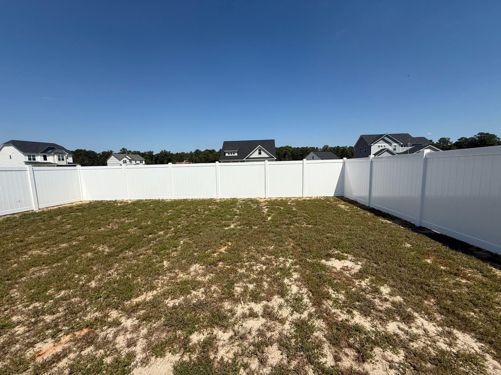 Hamilton Vinyl Privacy Project in Linden by Superior Fence and Rail