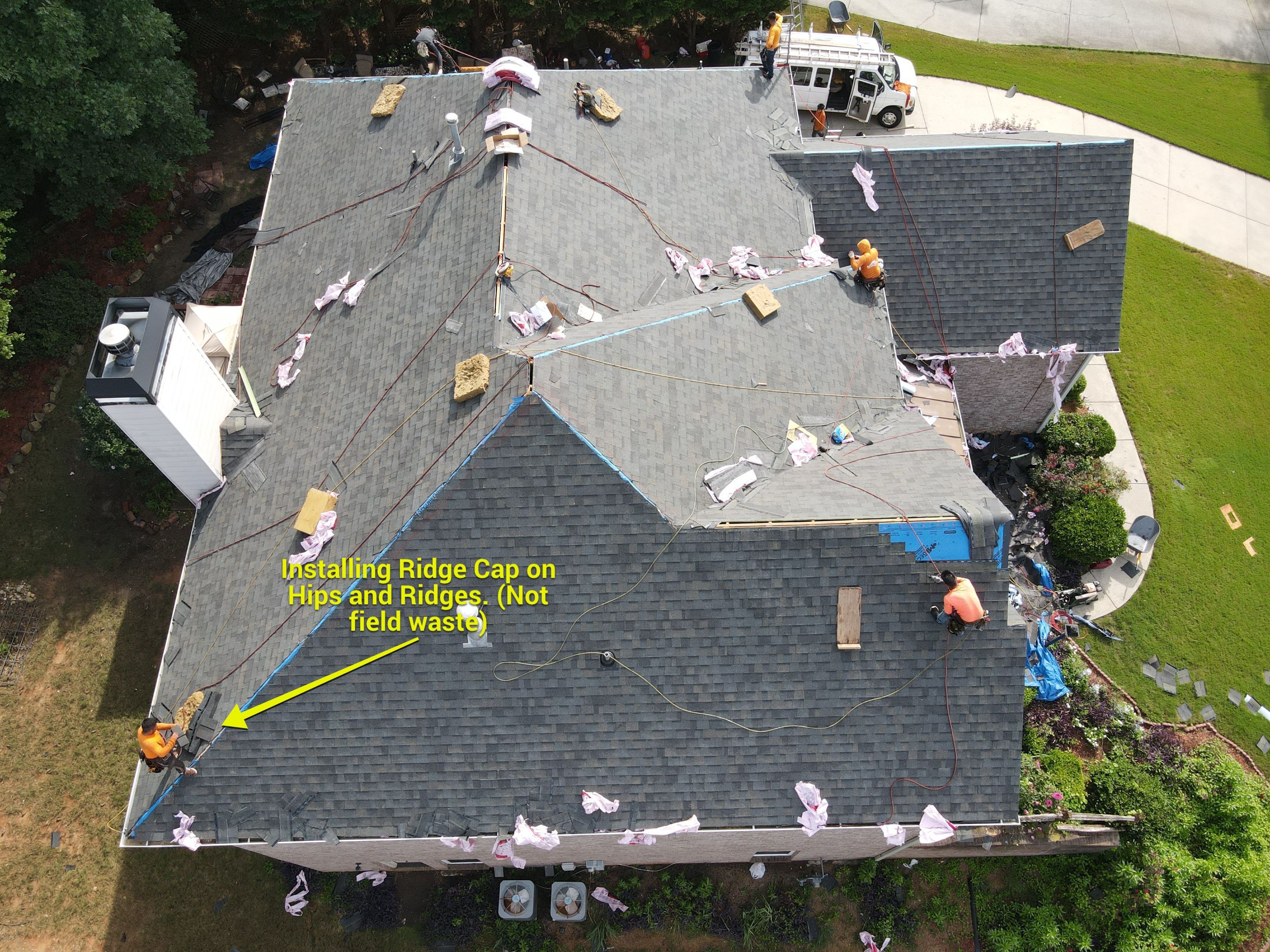 Residential Roofing Installation using Owens Corning by Inspector Roofing and Restoration