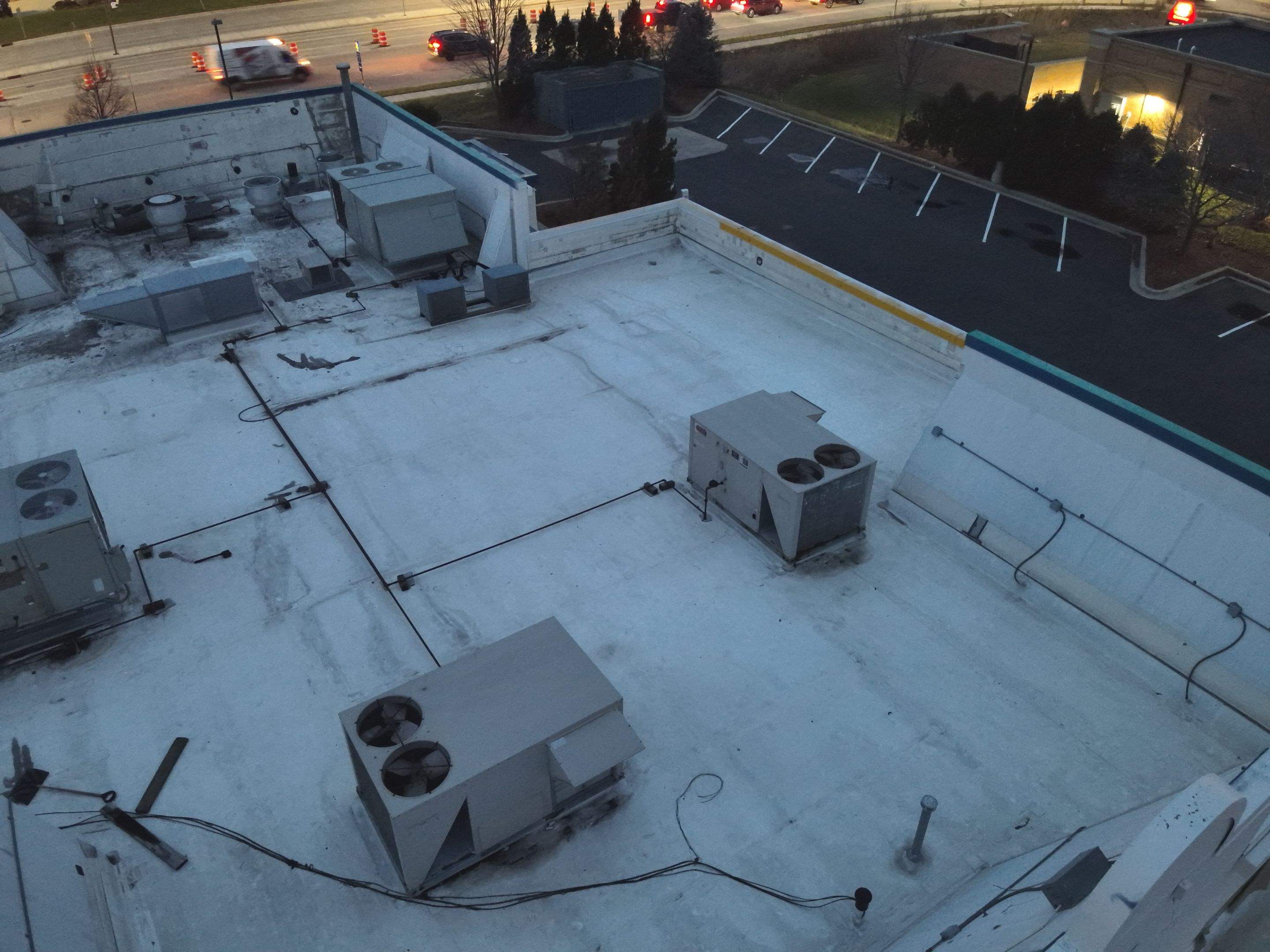 Commercial Roofing Inspection using Thermal Imaging Drone  by Stendahl Services
