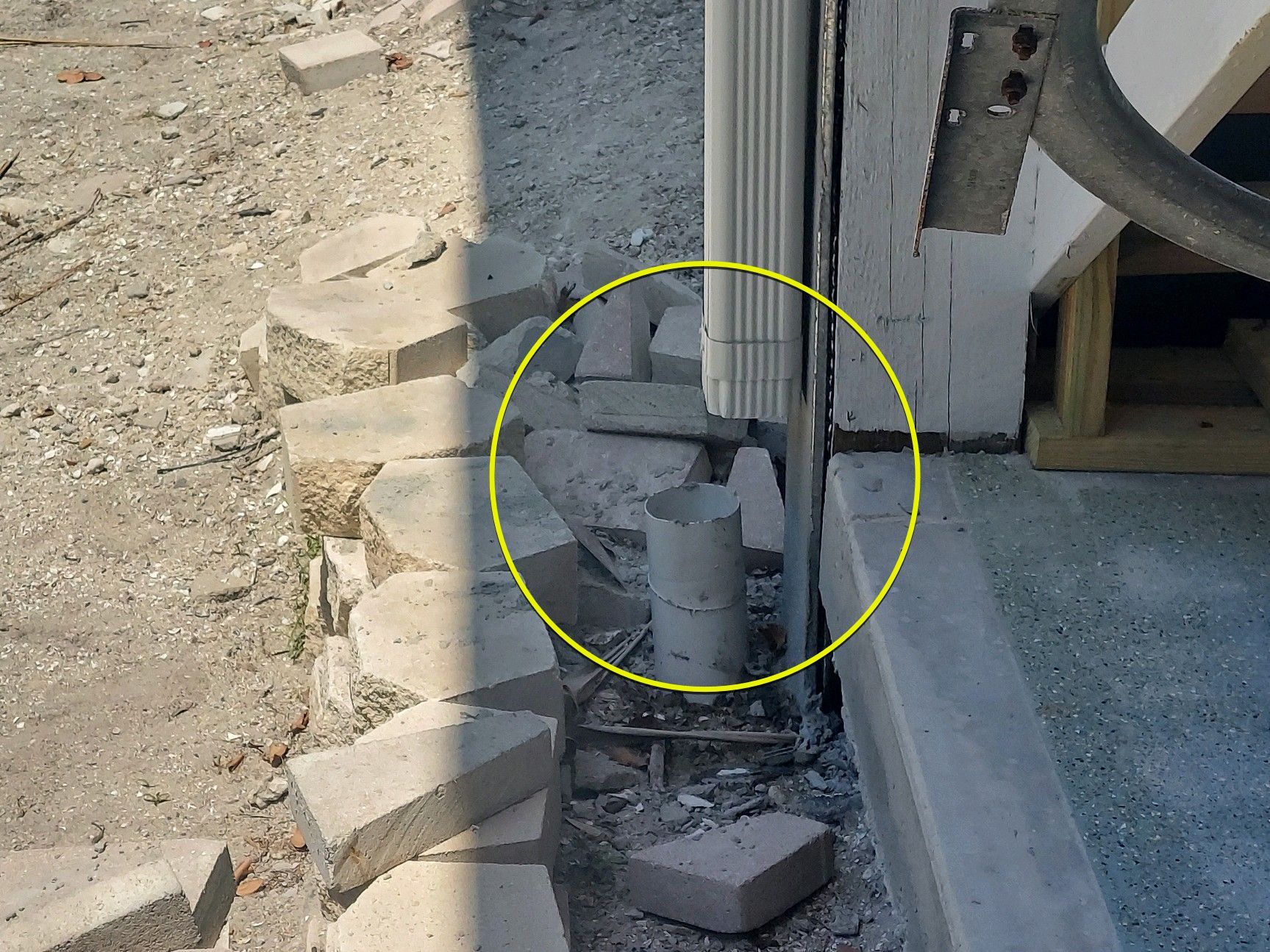 Downspout Installation using Downspout Extension in Sanibel FL by Gutter Professors