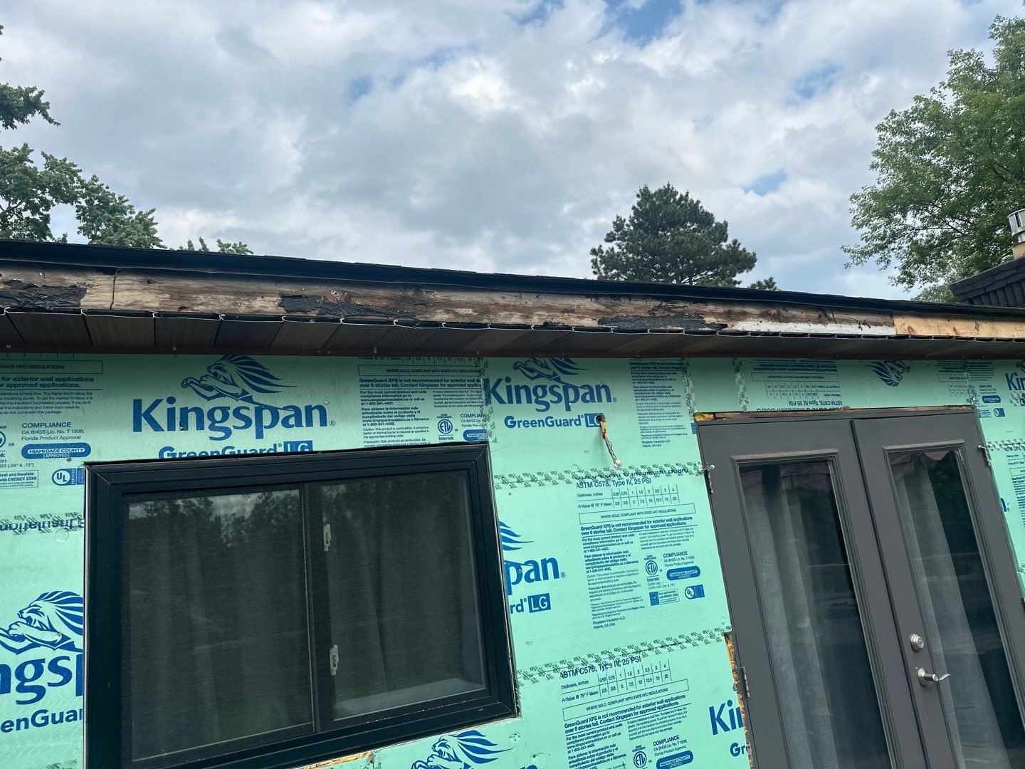 Siding Replacement using Alside Gray Oak by 180 Contractors