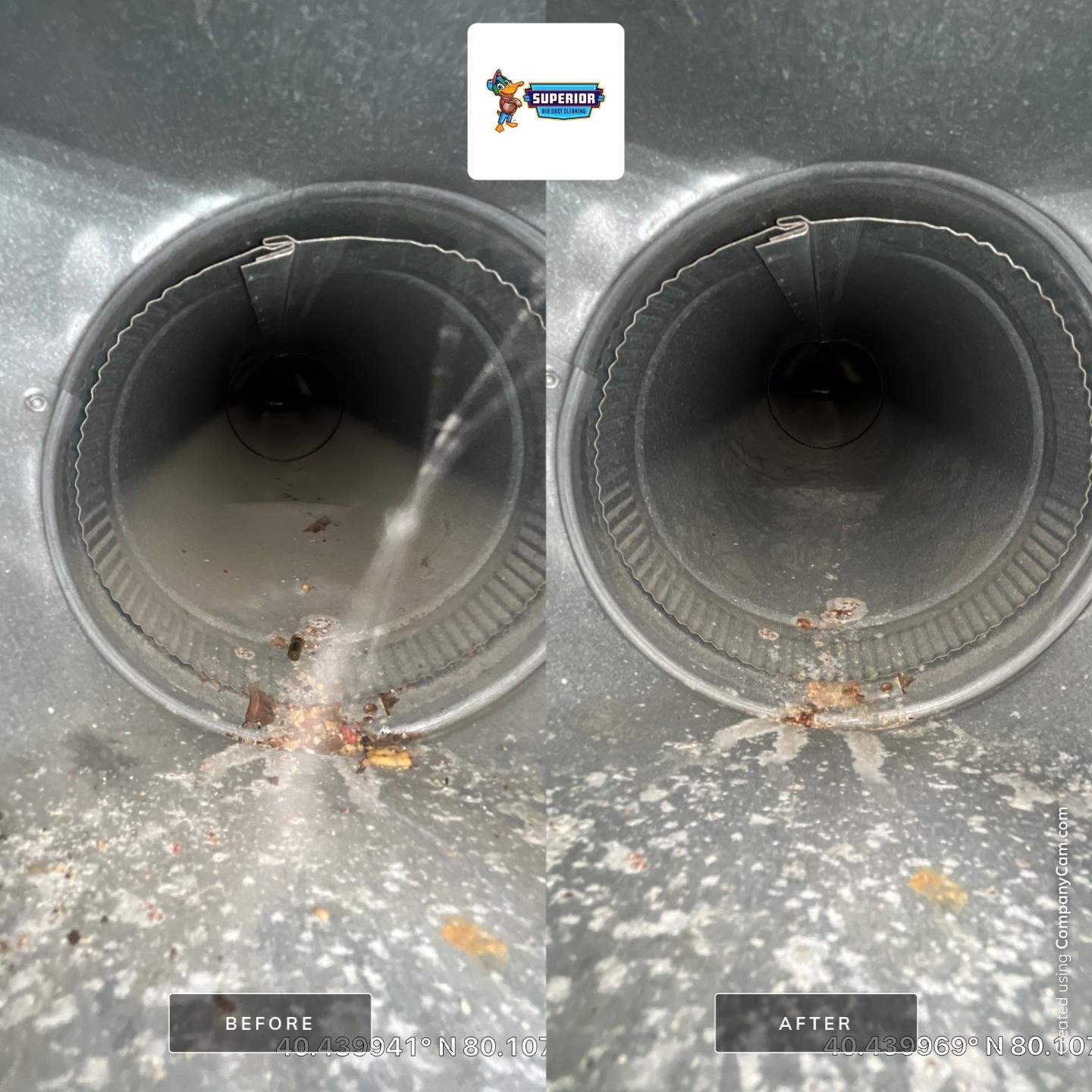 Air Duct Cleaning With a Vacuum Truck in Pittsburgh, PA by Superior Air Duct Cleaning