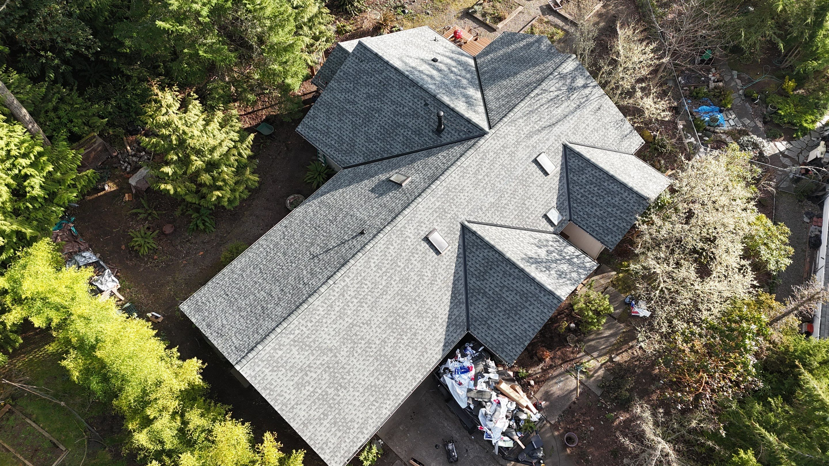 Residential Roofing Installation using GAF HDZ Shingles by Roofing Formula LLC