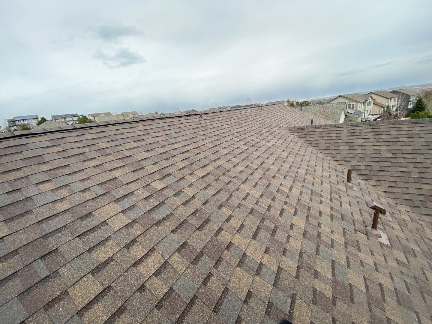 Residential Roofing Installation using Owens Corning TruDefinition Duration STORM - Teak by A to Z Roofing