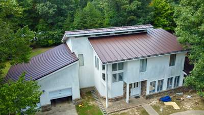 Residential Roofing Installation using Standing Seam Metal Roof | Mechanically Fastened | 24 Gauge